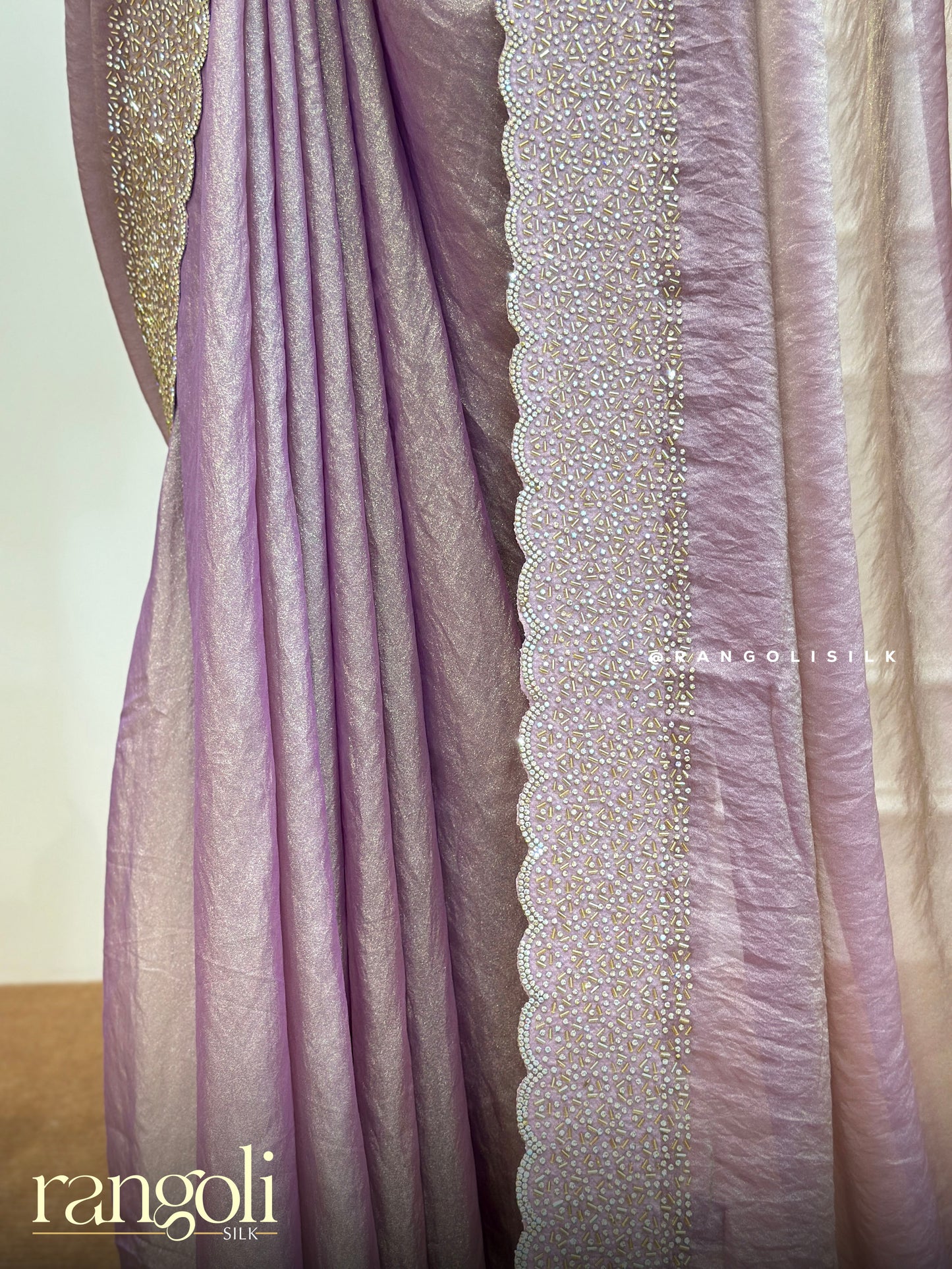 Pastel Designer Saree in Organza Fabric - Post 360