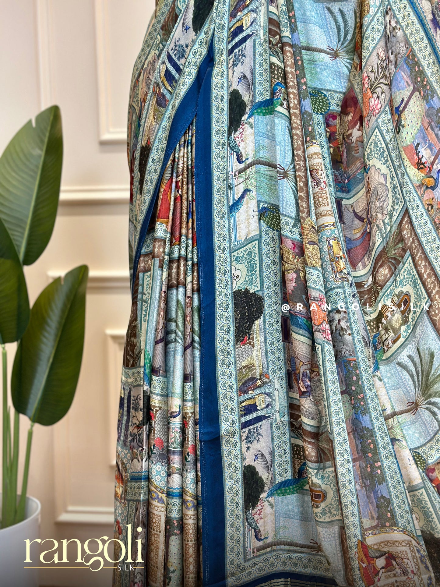 Banaras Silk Saree with Miniature Motifs - Post 480