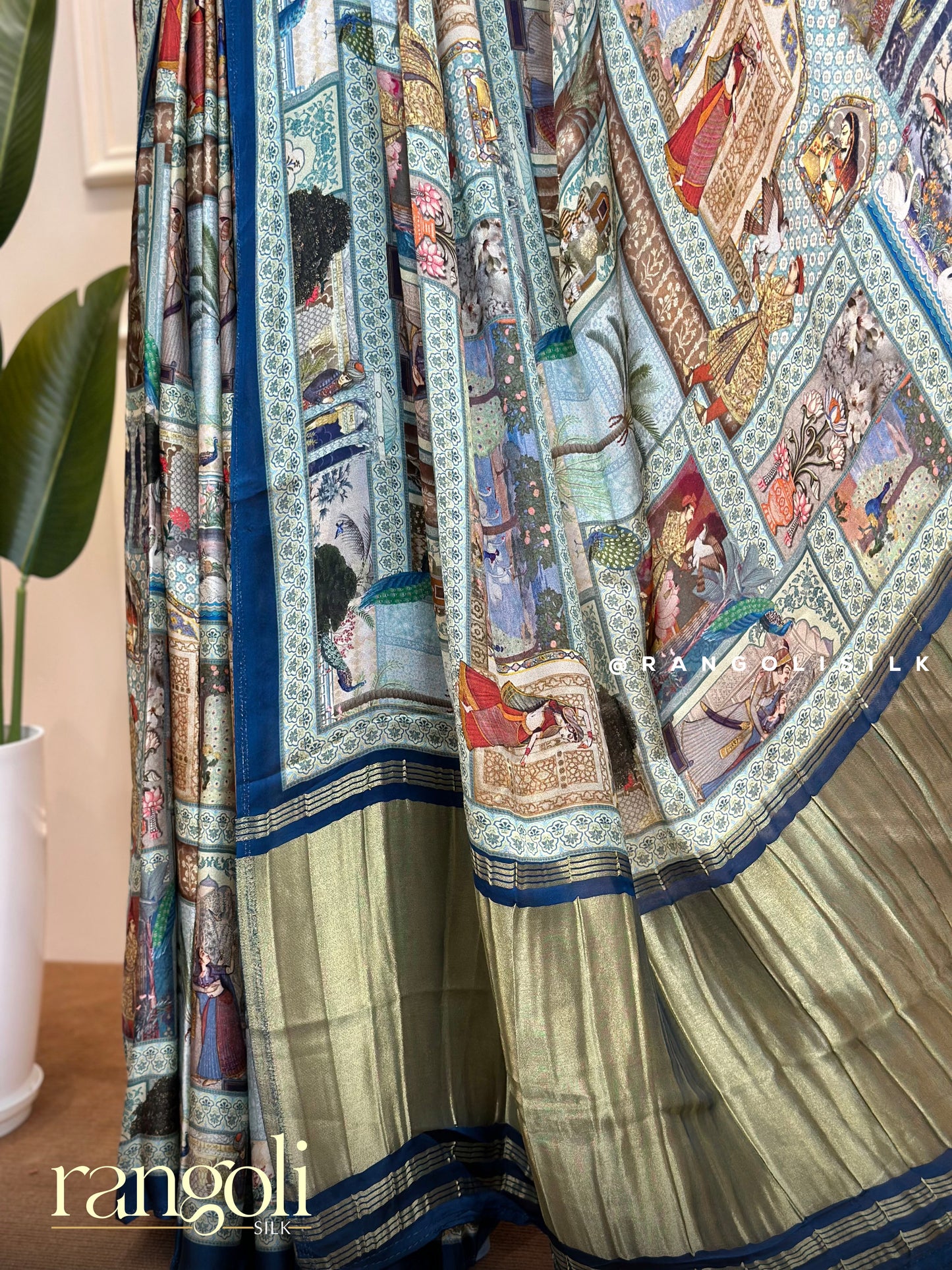 Banaras Silk Saree with Miniature Motifs - Post 480