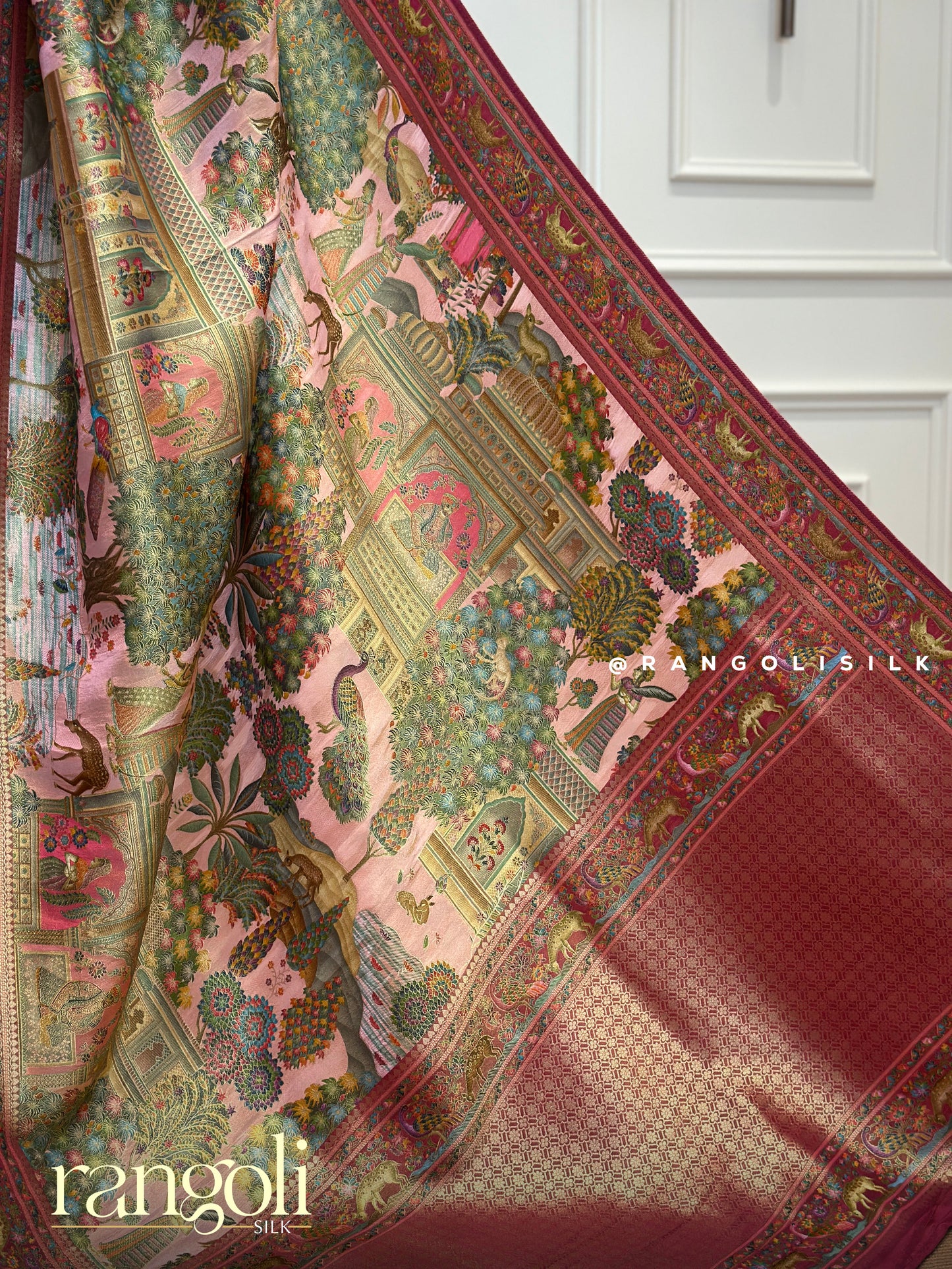 Banaras Tissue Saree with Dreamland Motifs - Post 386