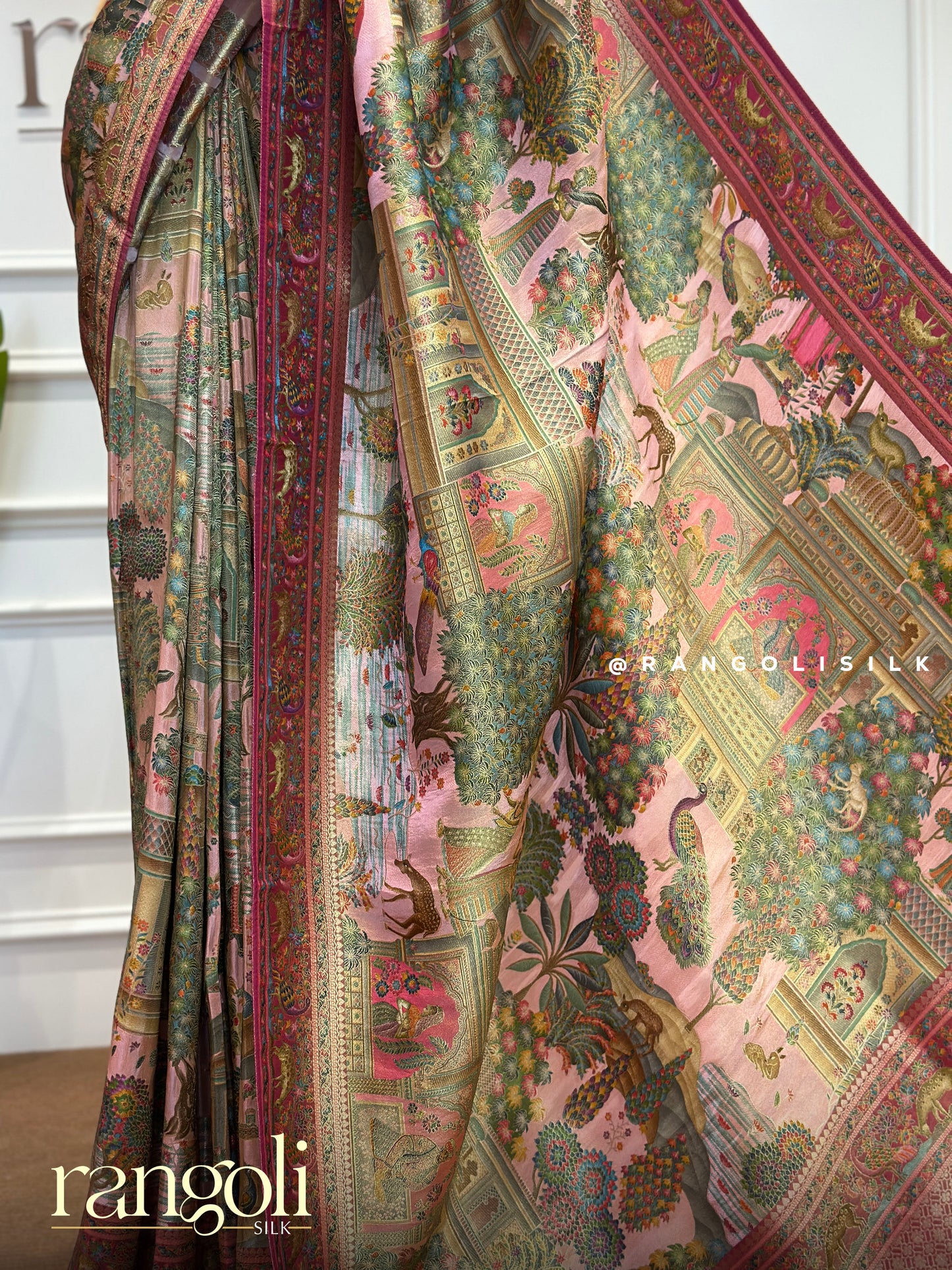 Banaras Tissue Saree with Dreamland Motifs - Post 386