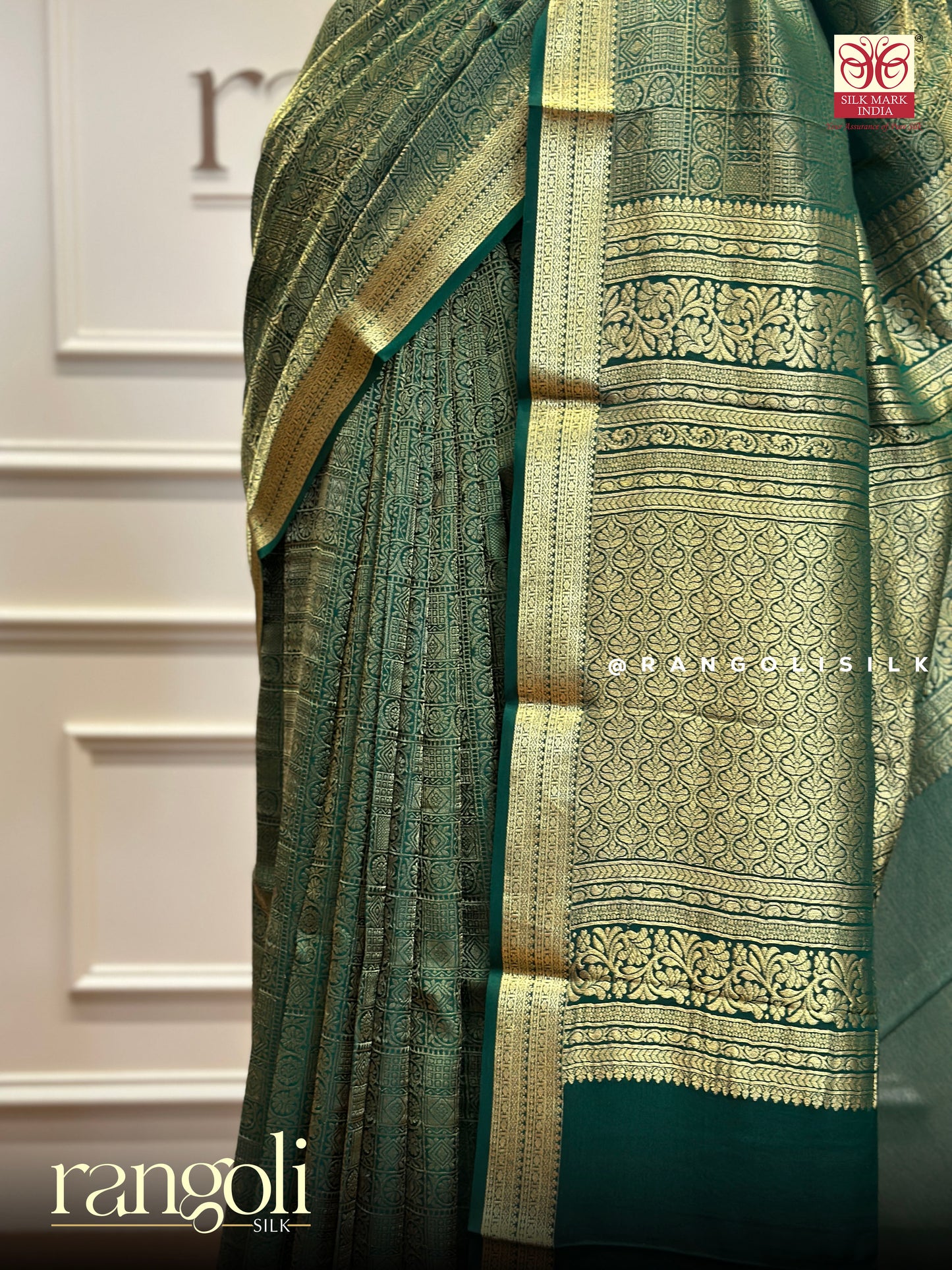 Pure Crepe Silk Saree with Brocade Pattern - Post 388