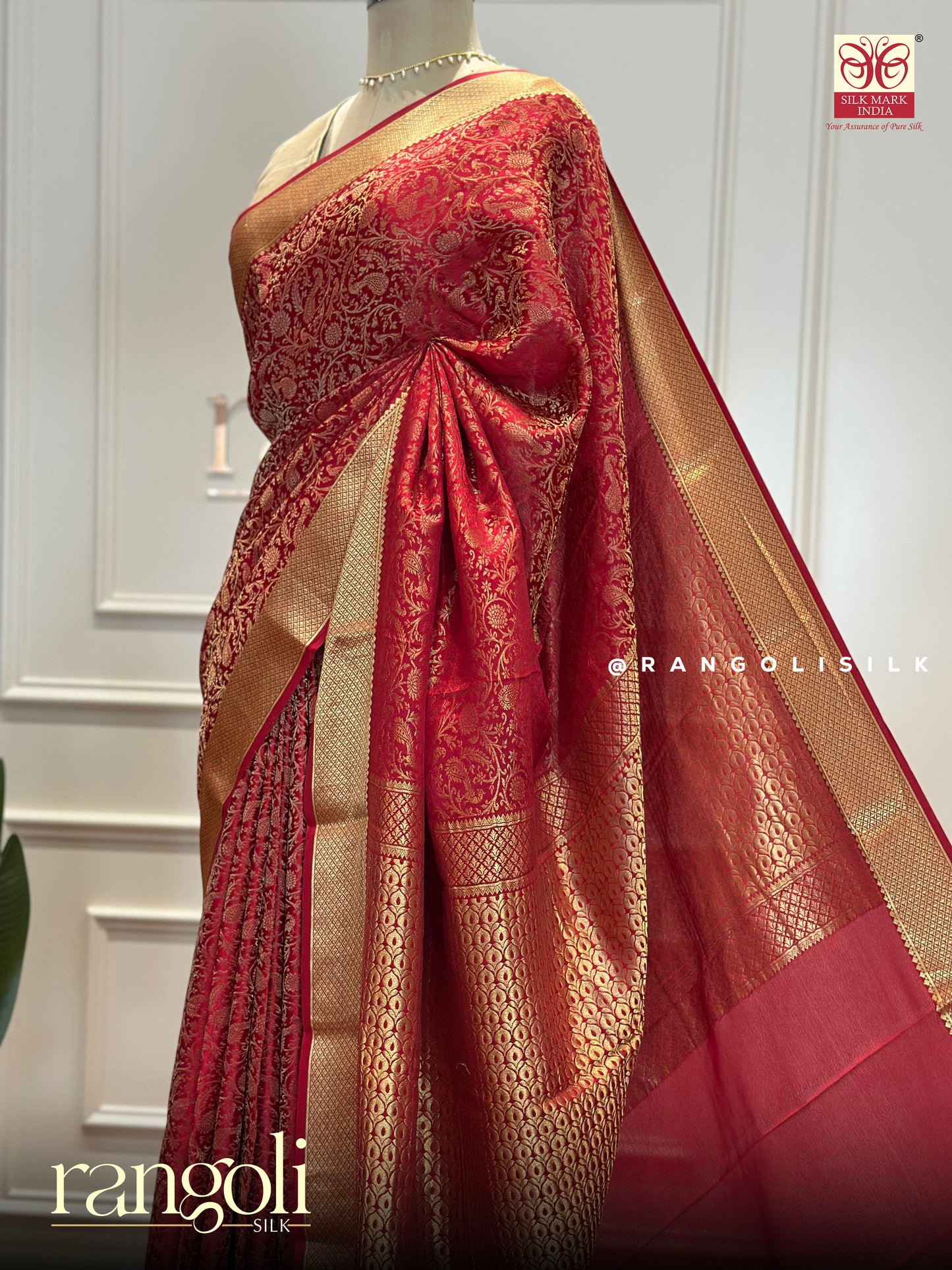 Pure Crepe Silk Saree with Brocade Pattern - Post 388