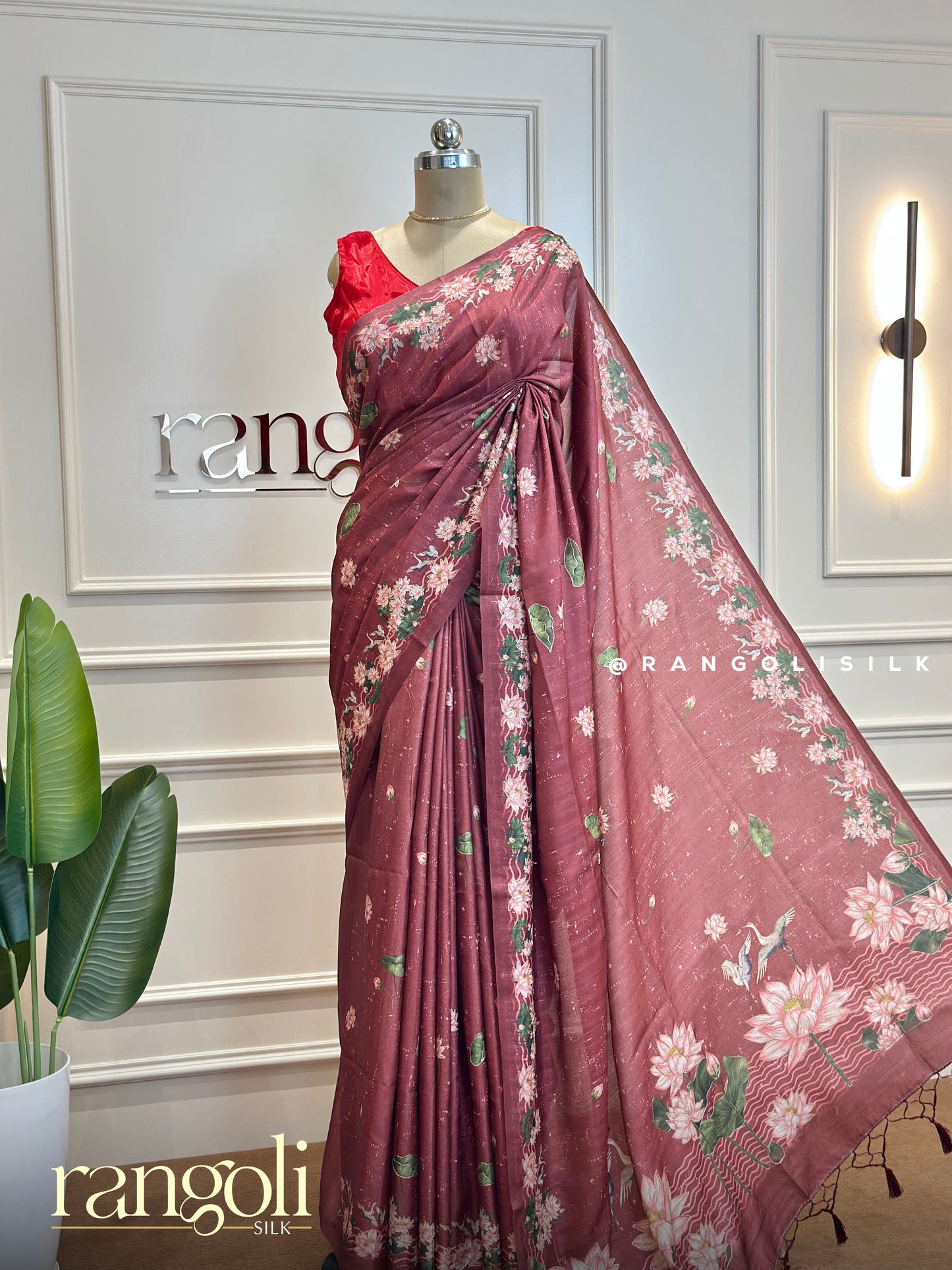 Elegant Silk Cotton Saree – Lightweight, Soft & Floral Adorned - Post 487