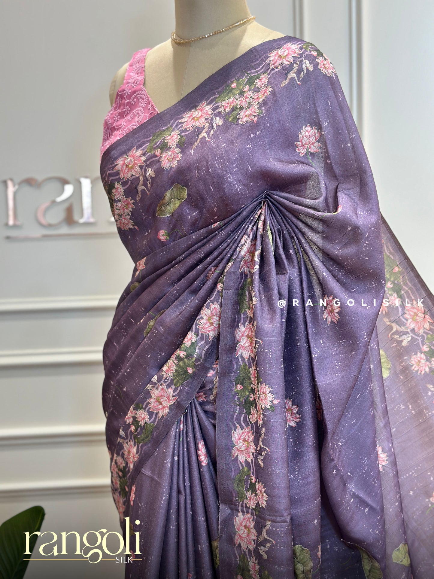Elegant Silk Cotton Saree – Lightweight, Soft & Floral Adorned - Post 487