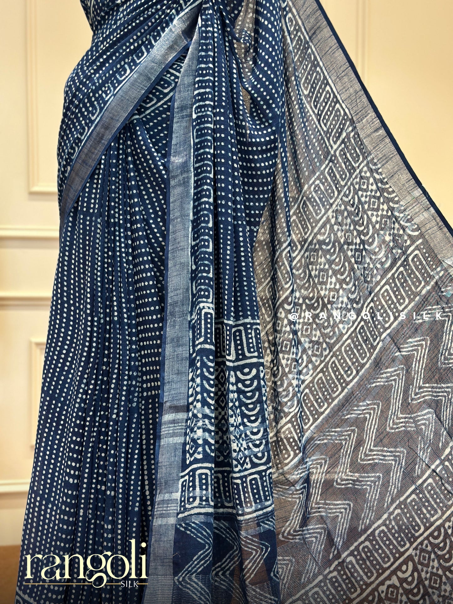 Soft Cotton Saree with Soothing Hues and Delicate Prints - Post 387