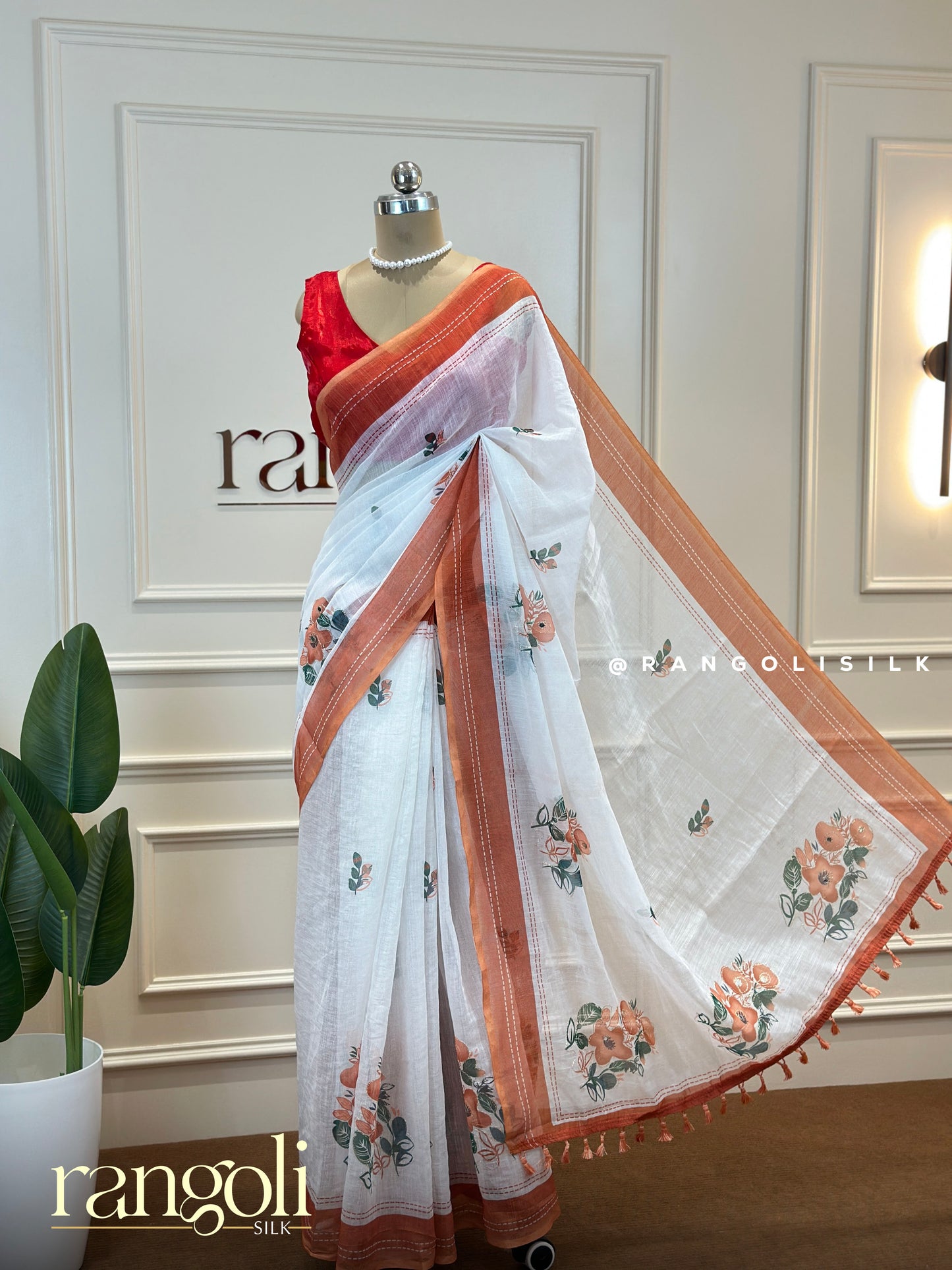 Soft Cotton Sarees with Floral Charm - Post 491