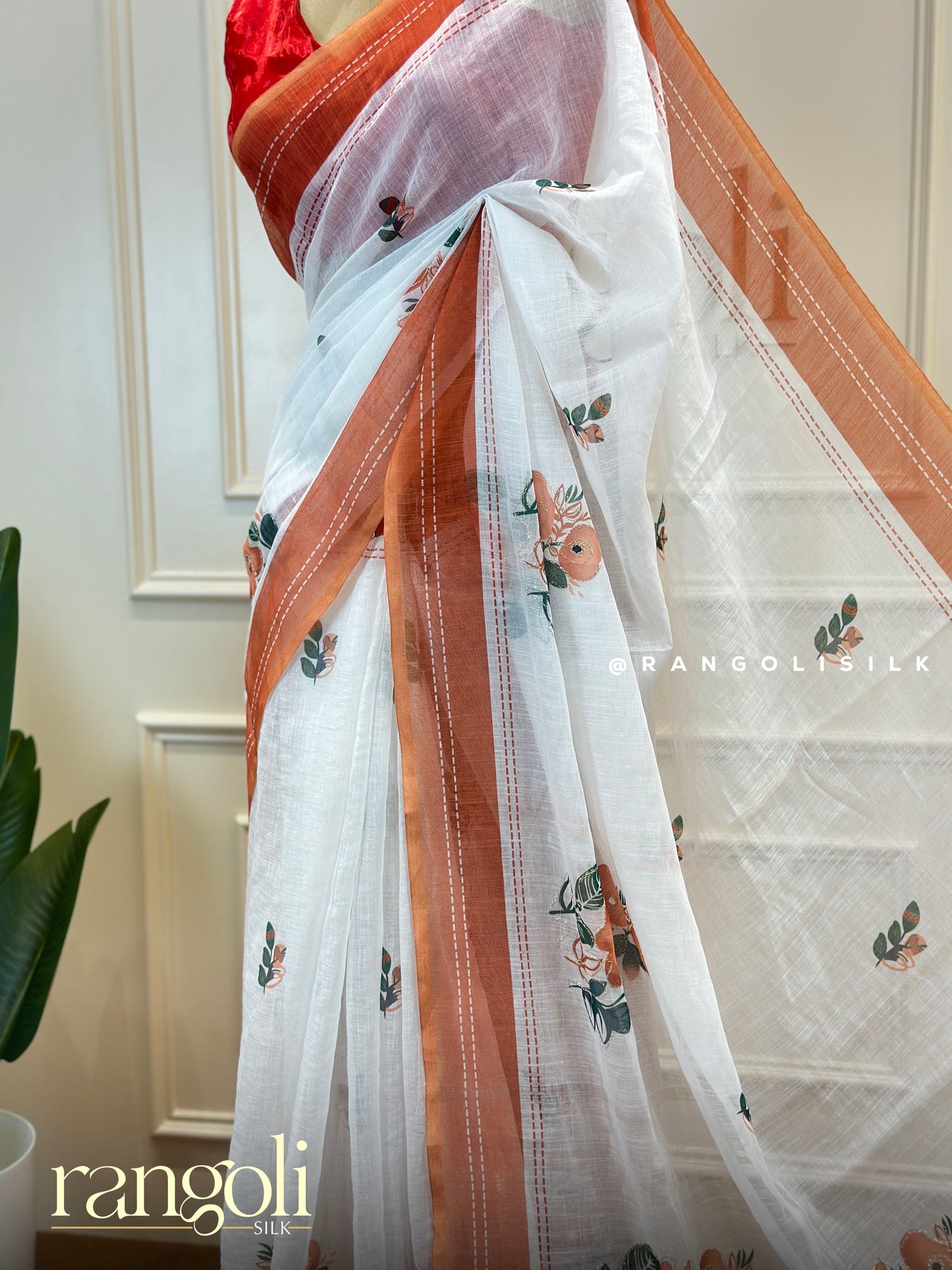 Soft Cotton Sarees with Floral Charm - Post 491
