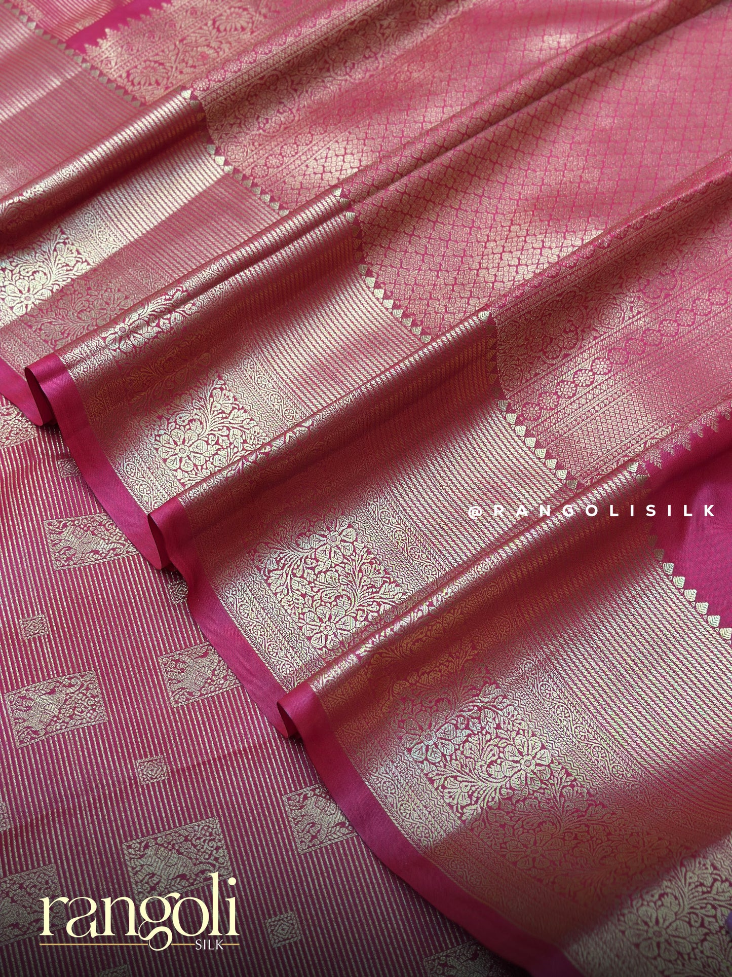 Kanjivaram Silk Saree with Brocade Pattern - Post 896