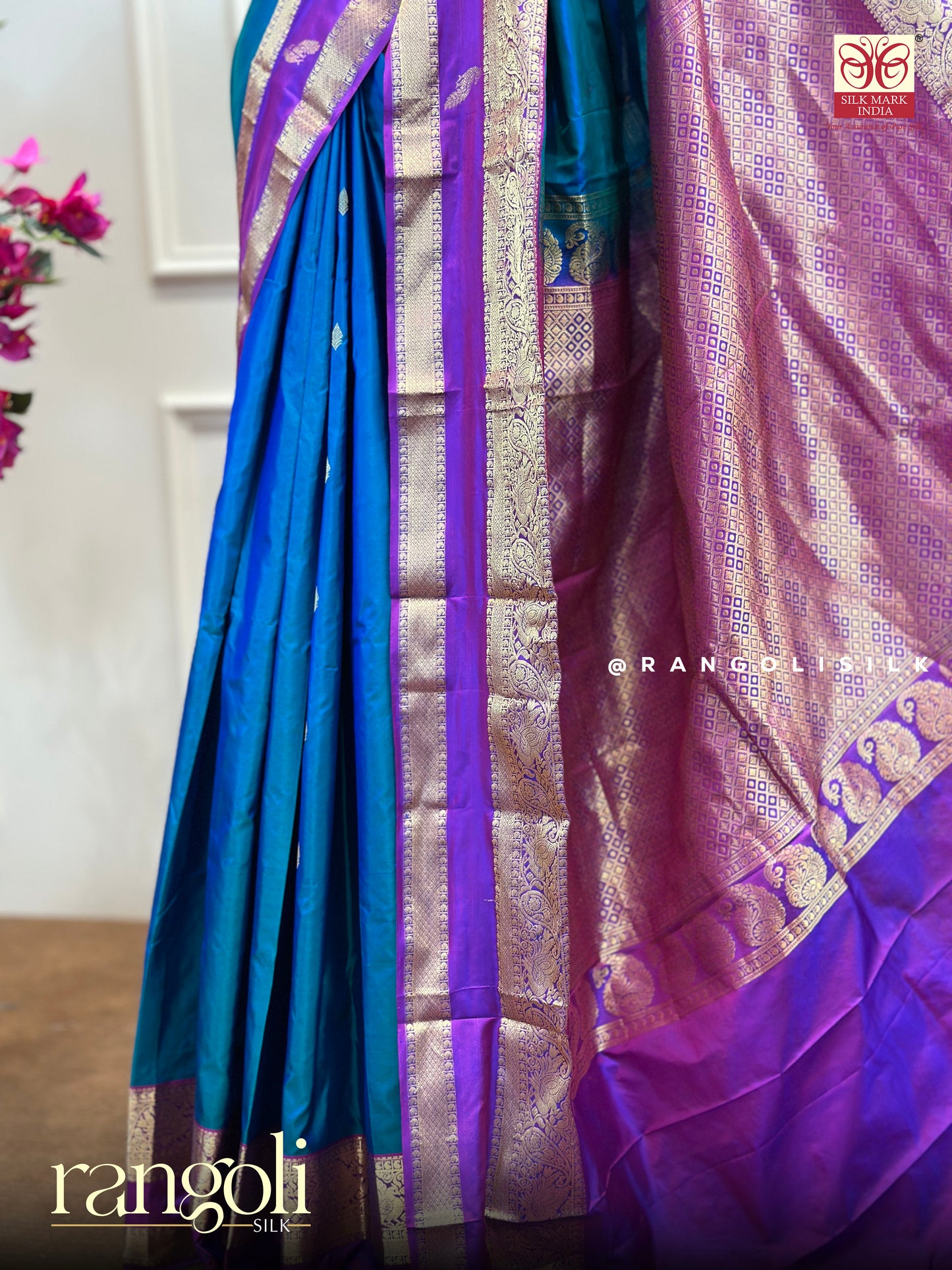 Pure Kanjivaram Silk Saree with Elegant Colour Combinations - Post 497
