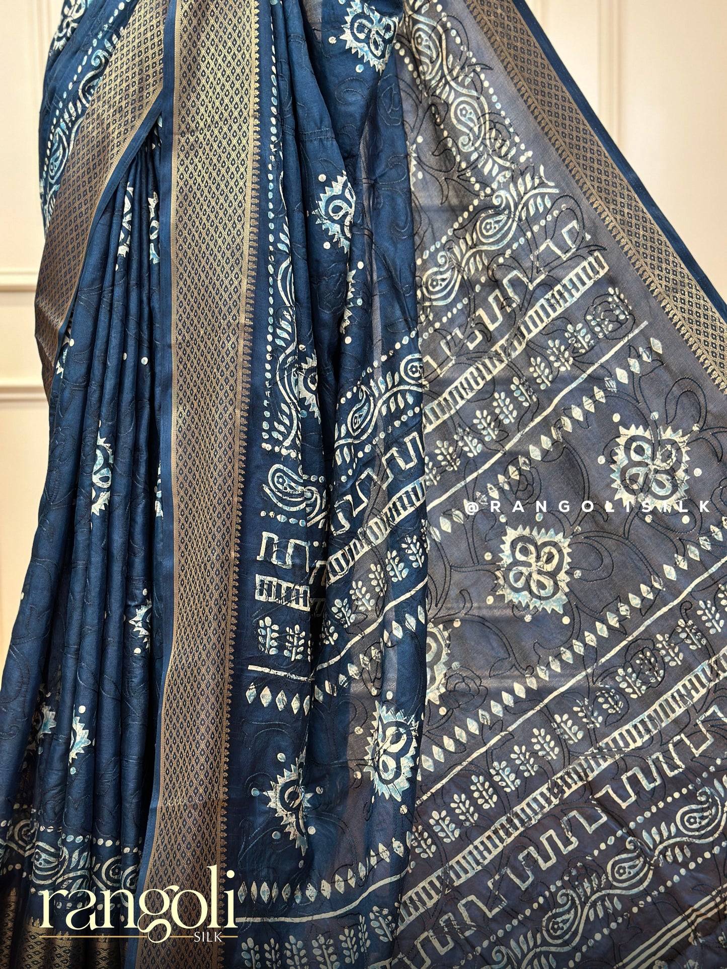 Synthetic Sarees with Floral Embroidery and Prints - Post 401