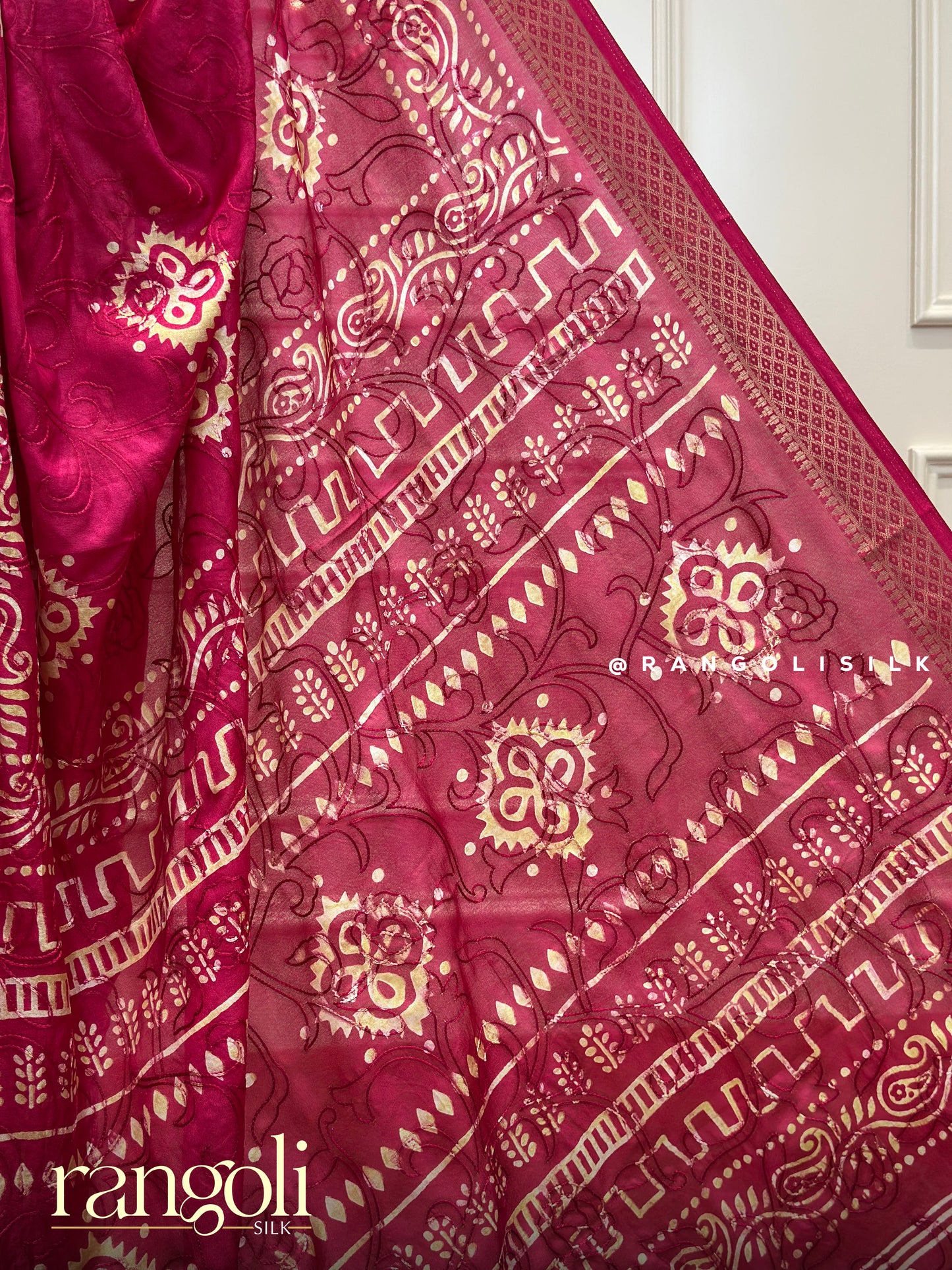 Synthetic Sarees with Floral Embroidery and Prints - Post 401