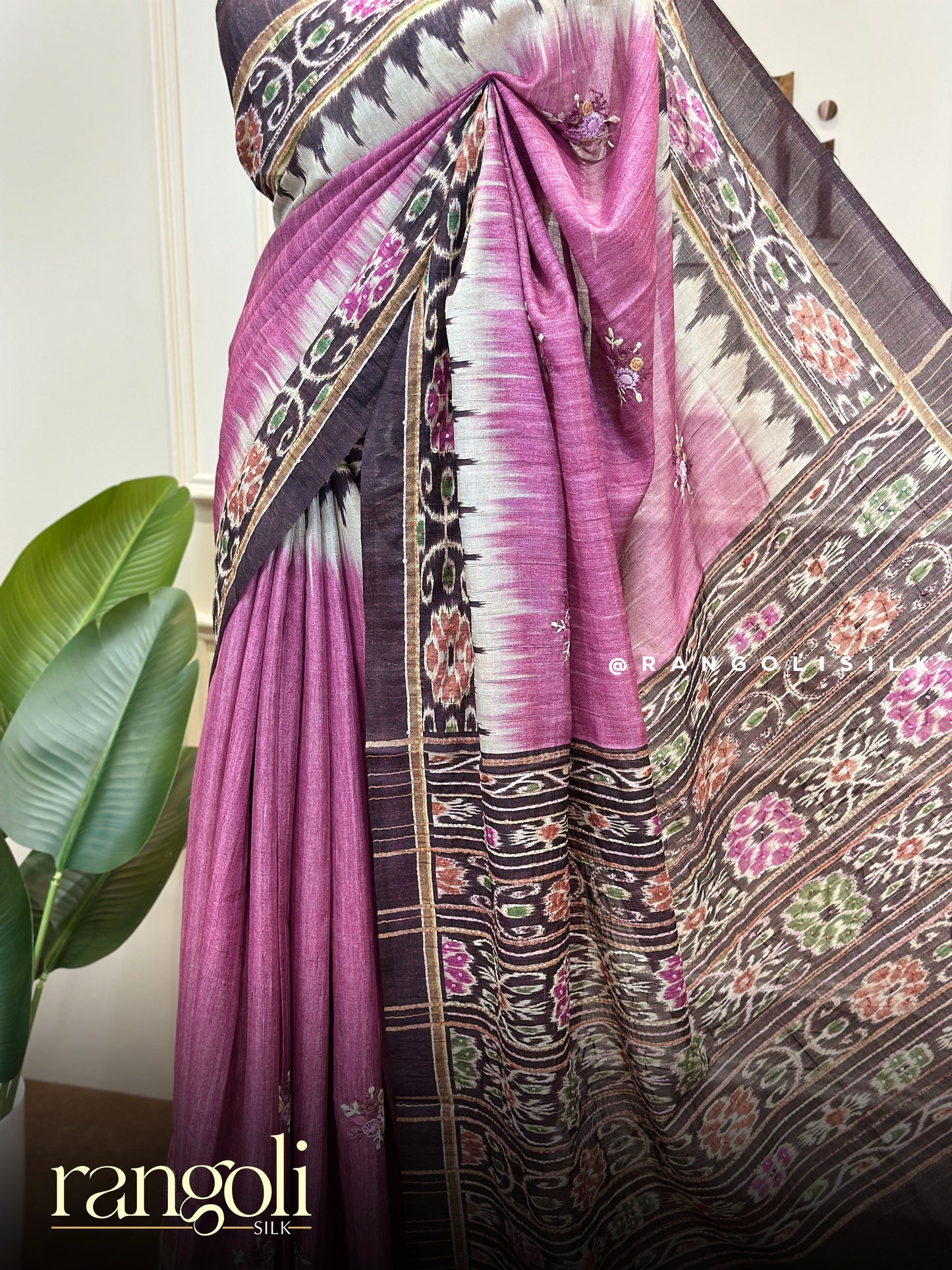 Elegant Cotton Saree with Traditional Woven Border - Post 808