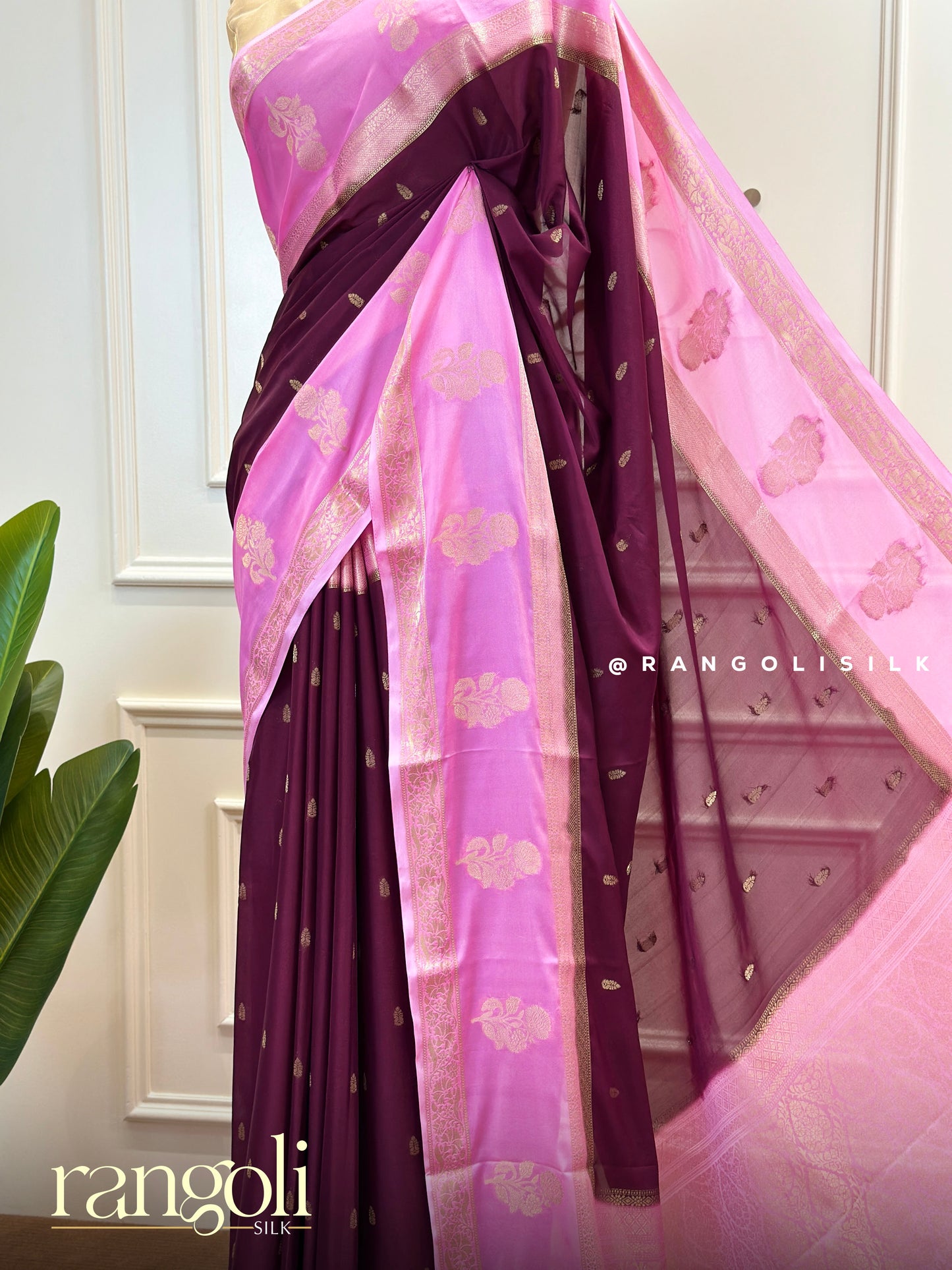 Semi Mysore Silk Saree in Soft Silk Fabric - Post 503