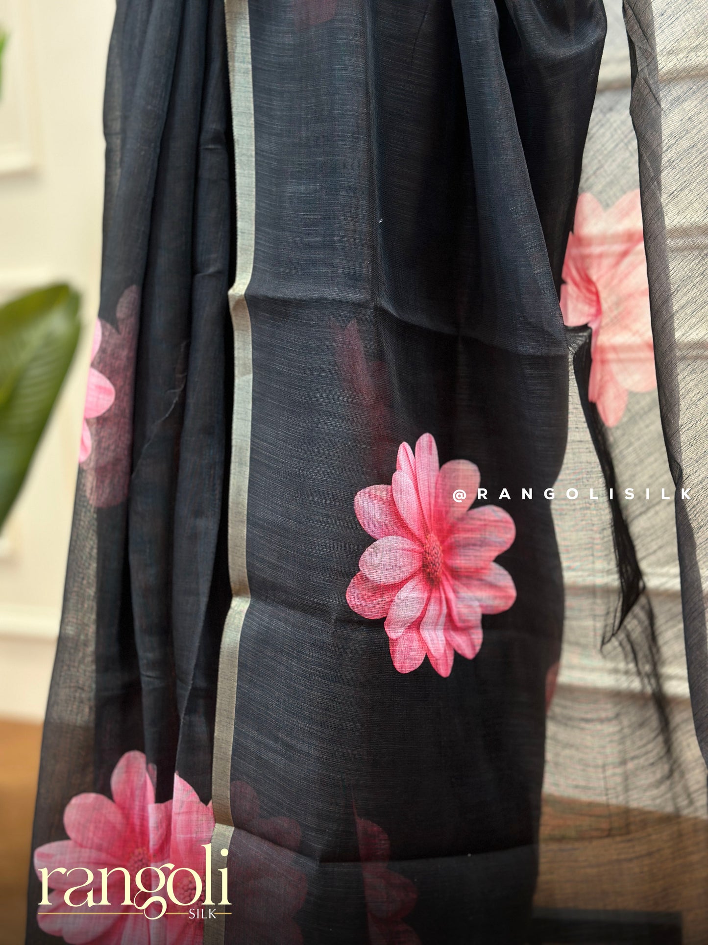 Cotton Saree with Floral Print – Lightweight & Breathable - Post 505