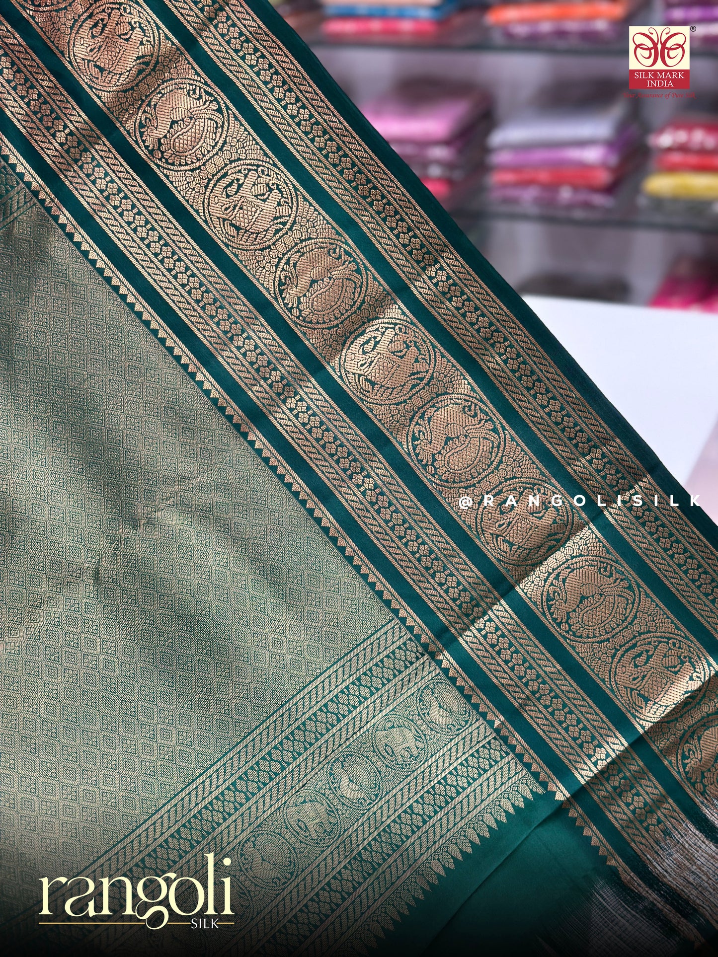 Silk Mark Certified Pure Kanjivaram Silk Saree - Post 918