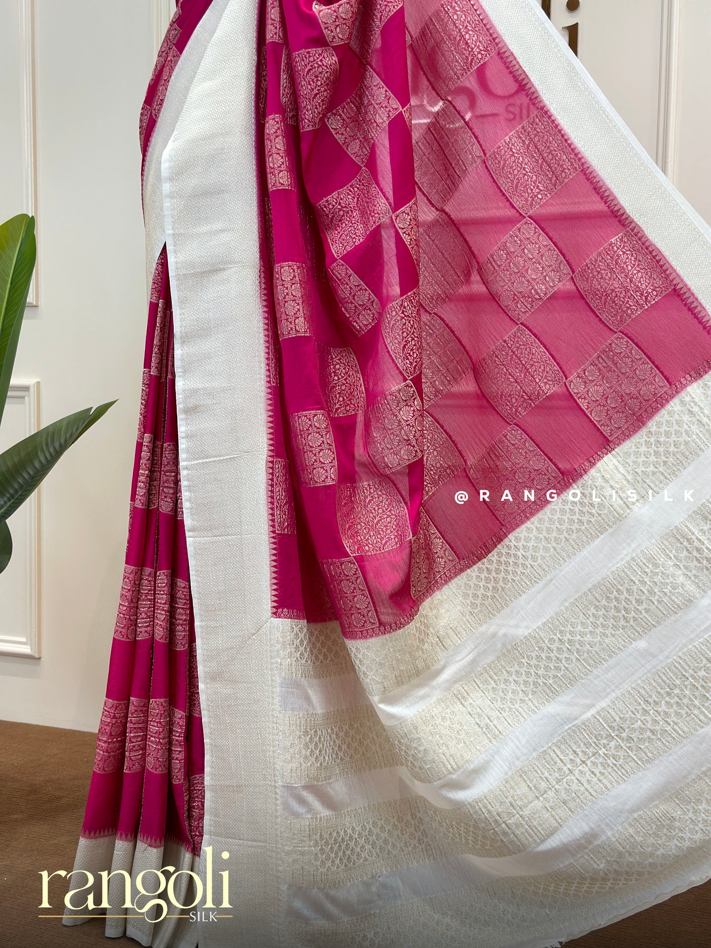 Classic Banarasi Saree in Rich Jewel Tones & Exquisite Detailing - Post 517