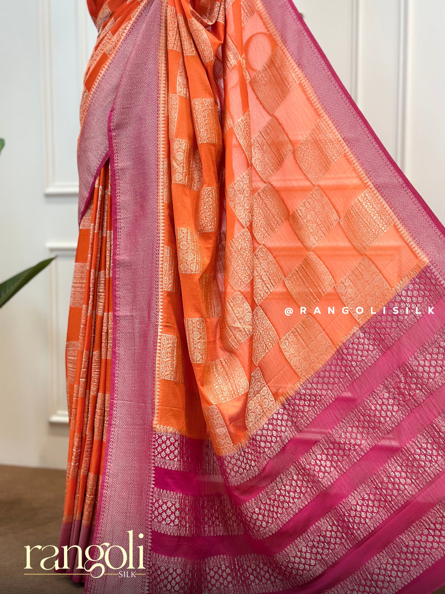 Classic Banarasi Saree in Rich Jewel Tones & Exquisite Detailing - Post 517