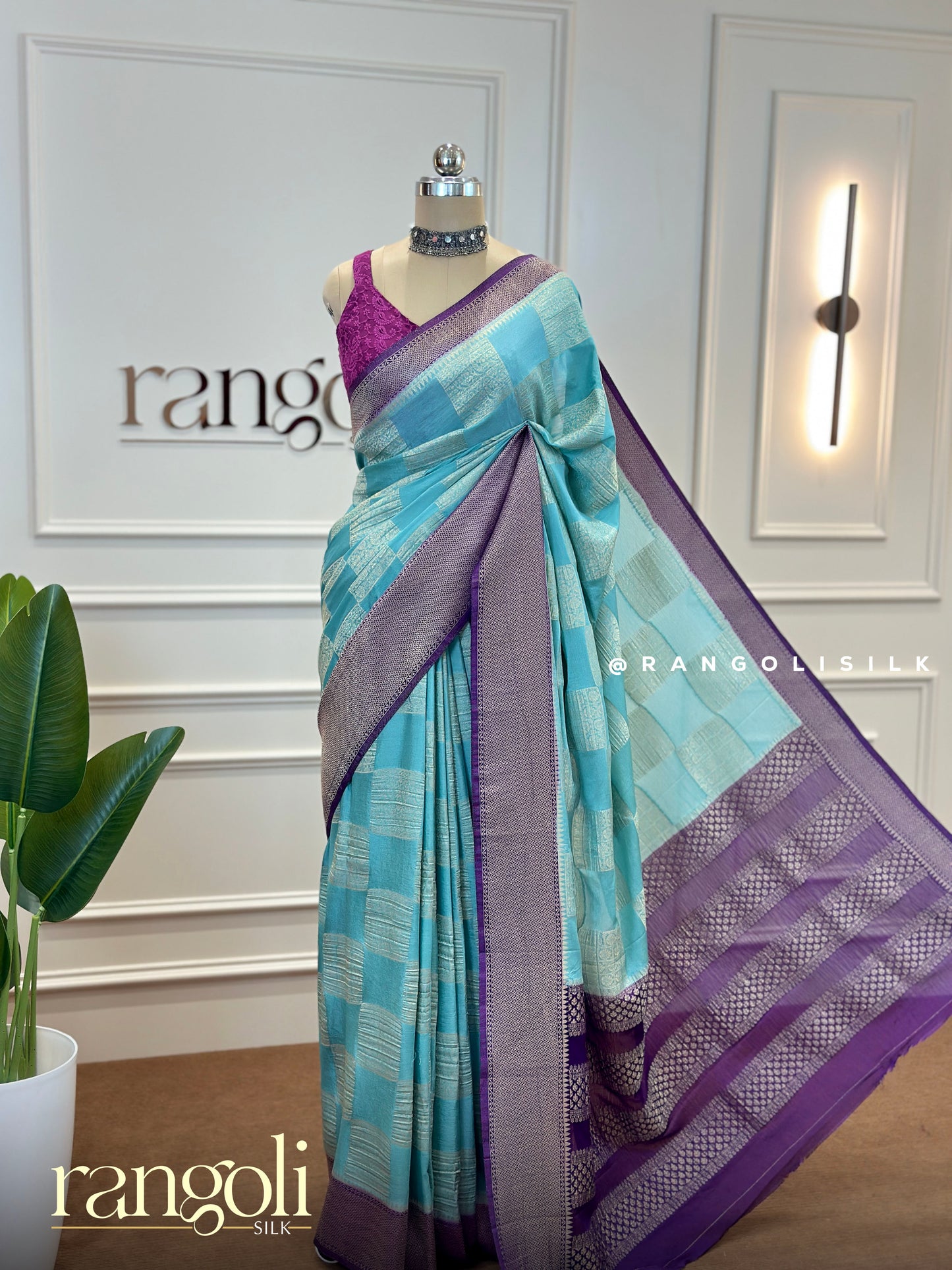 Classic Banarasi Saree in Rich Jewel Tones & Exquisite Detailing - Post 517