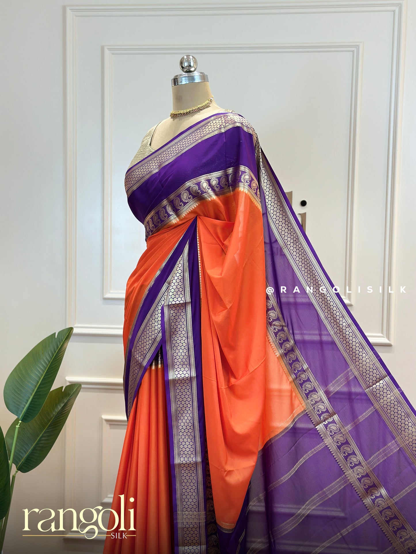 Semi Mysore Silk Saree in Rich Color Combinations - Post 519
