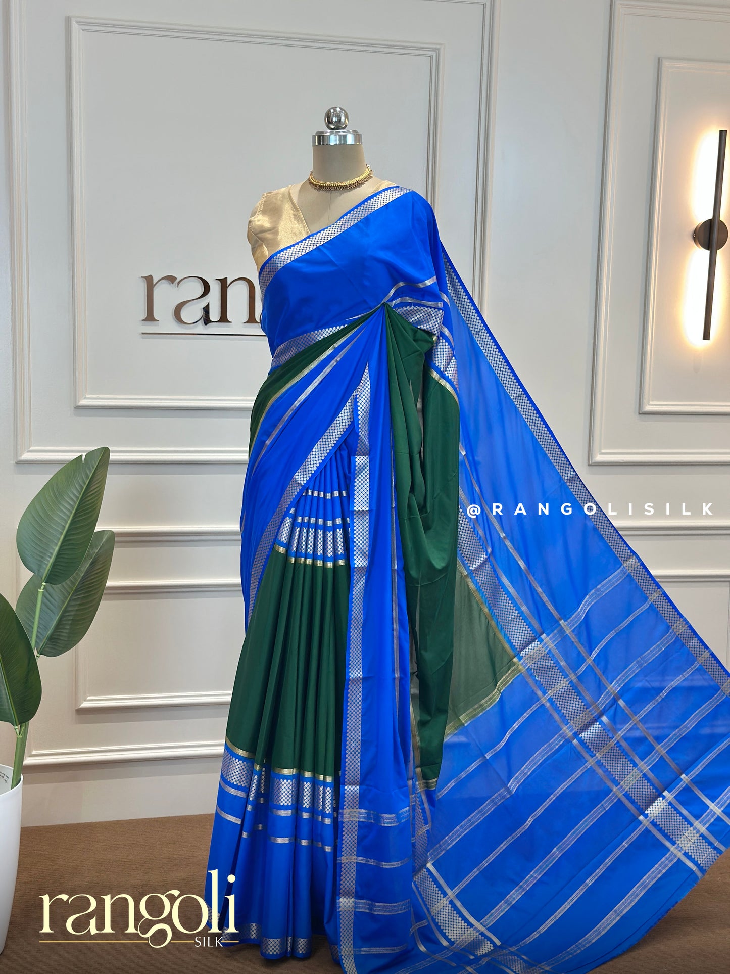 Semi Mysore Silk Saree in Rich Color Combinations - Post 519