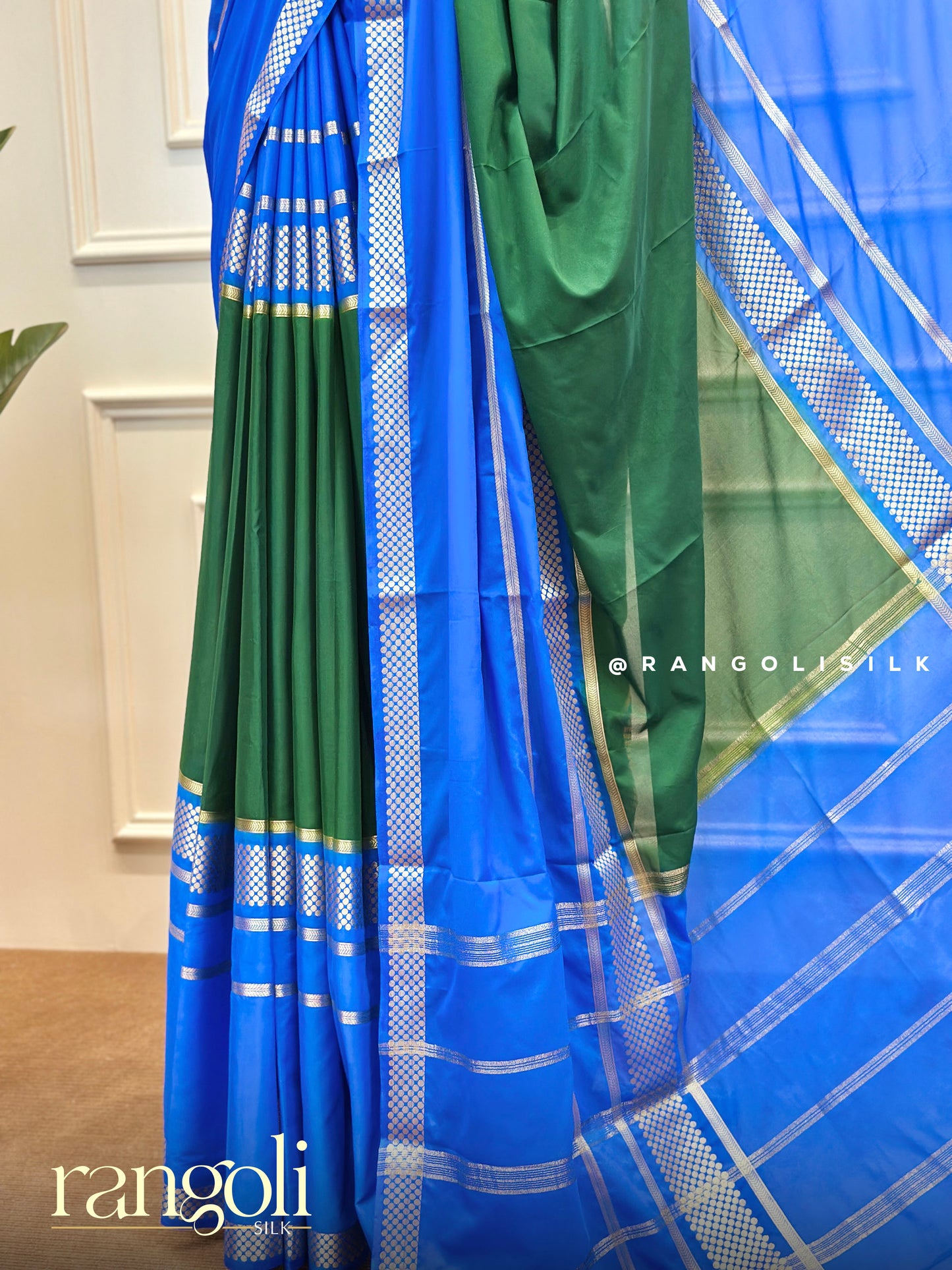 Semi Mysore Silk Saree in Rich Color Combinations - Post 519