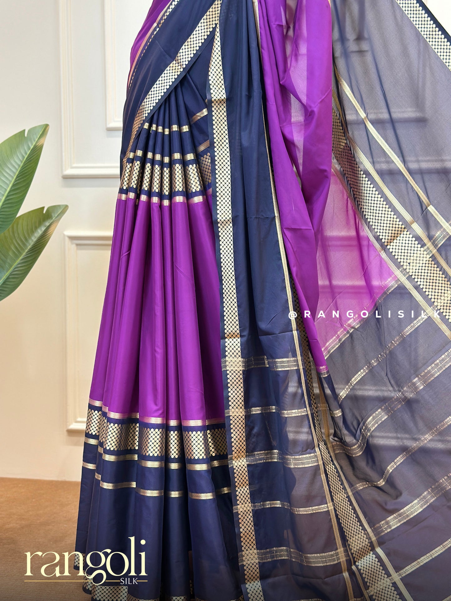 Semi Mysore Silk Saree in Rich Color Combinations - Post 519