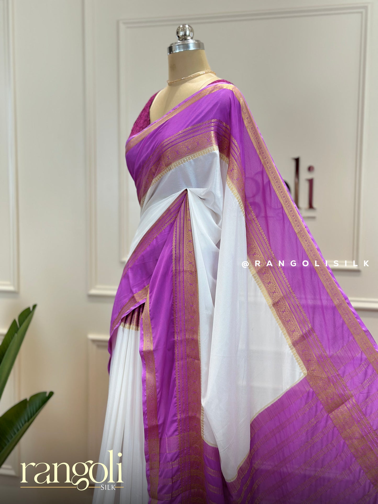 Semi Mysore Silk Saree – Graceful Drape in Beautiful Colors - Post 527