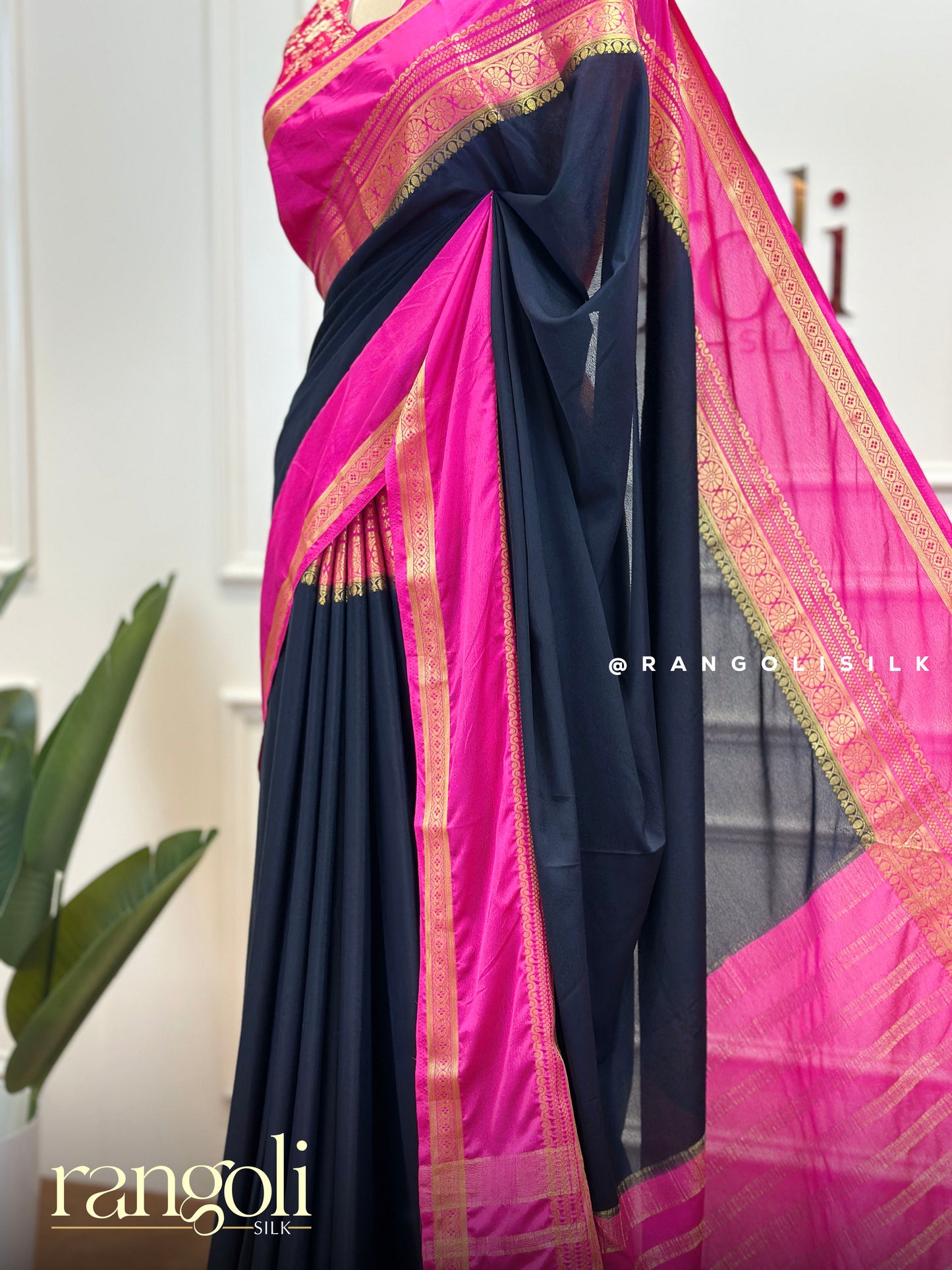 Semi Mysore Silk Saree – Graceful Drape in Beautiful Colors - Post 527
