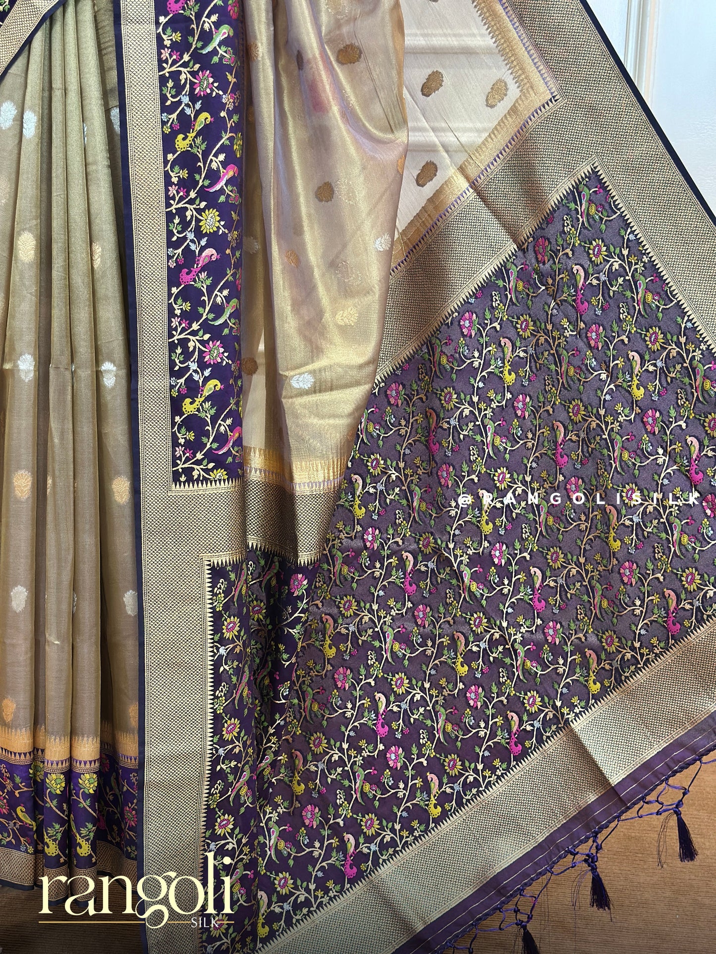 Tissue Paithani Saree – Lightweight Silk - Post 533