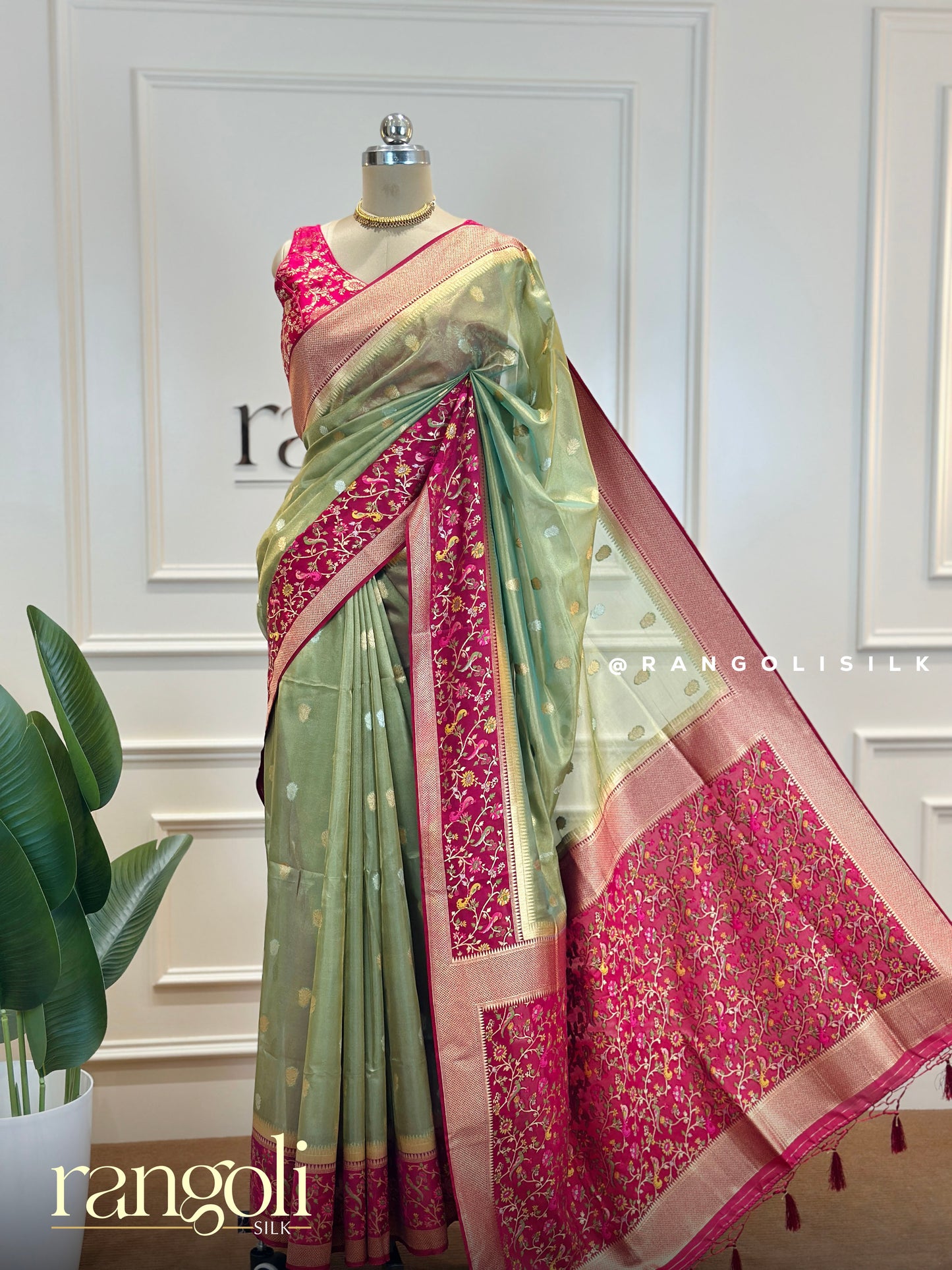 Tissue Paithani Saree – Lightweight Silk - Post 533