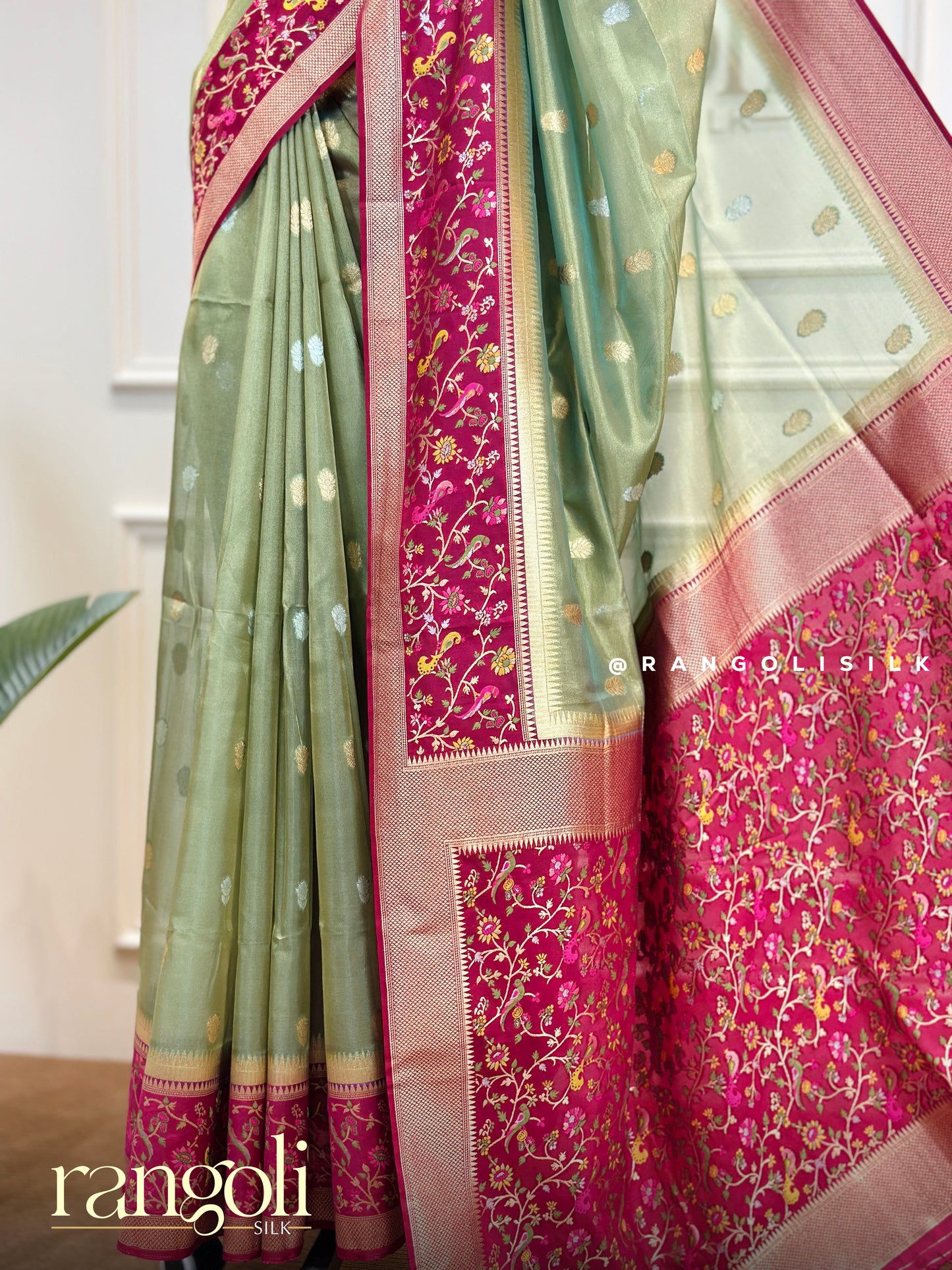 Tissue Paithani Saree – Lightweight Silk - Post 533