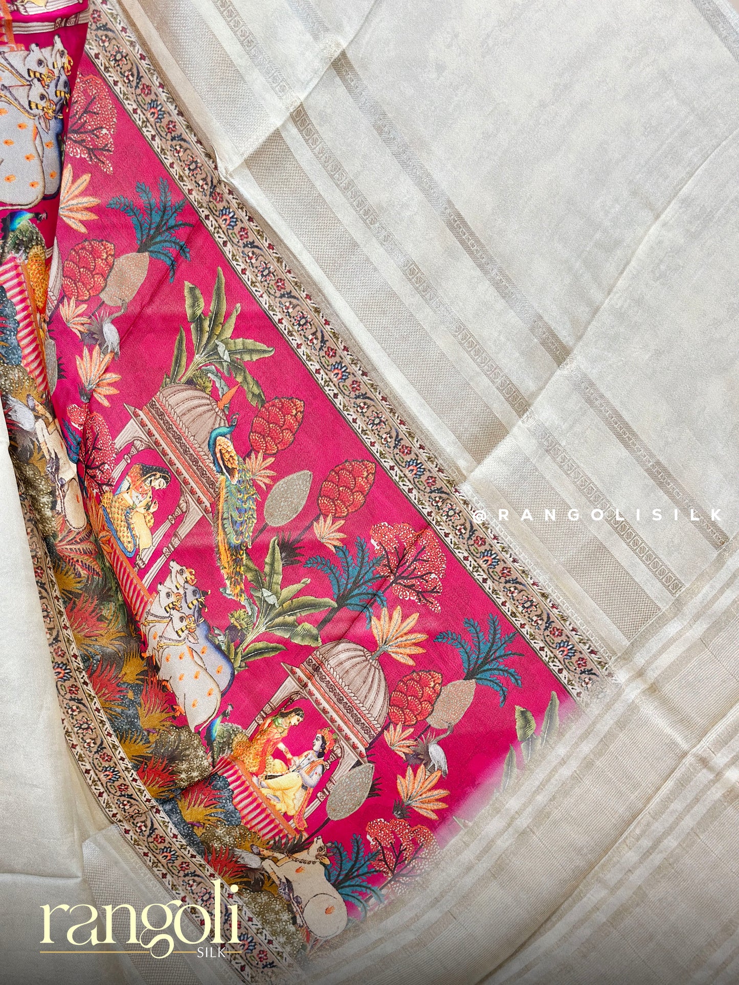 Kalamkari Saree with Motifs – Divine Elegance for Festive Celebrations - Post 540