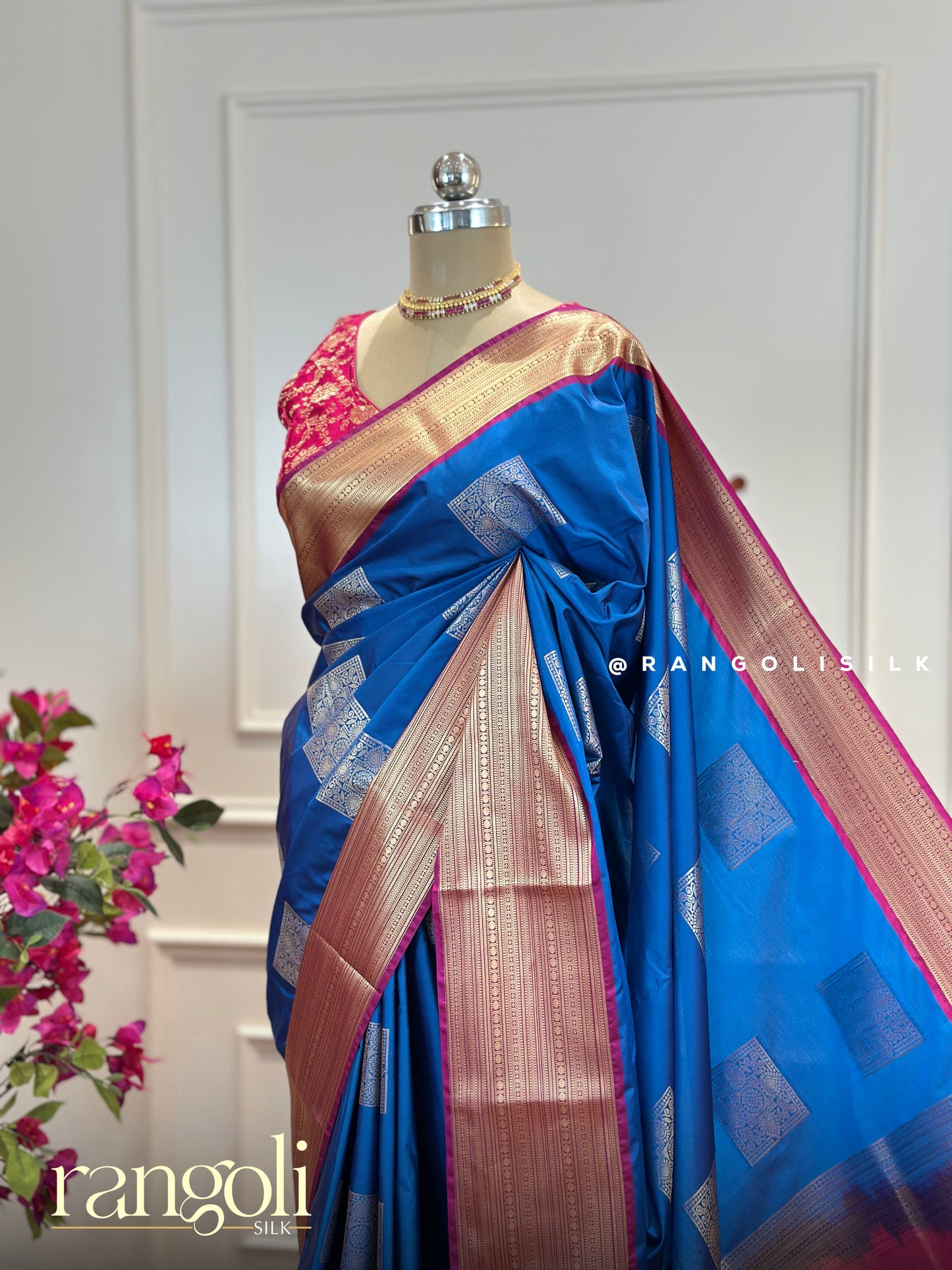 Semi Kanjivaram silk sarees in vibrant new designs and colour combinations - Post 543