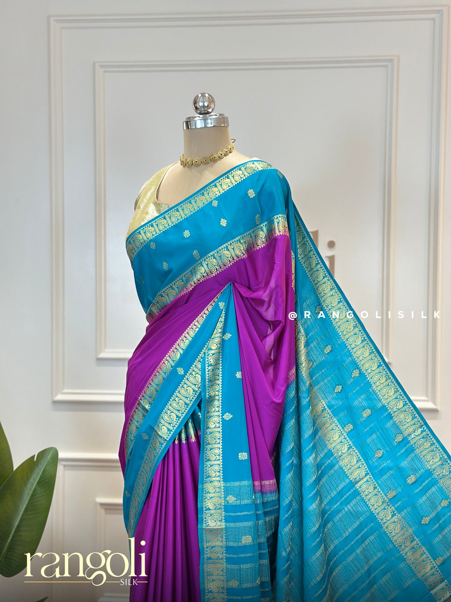Semi Mysore Silk Sarees – Festive Crepe Silk in Vibrant Hues - Post 547