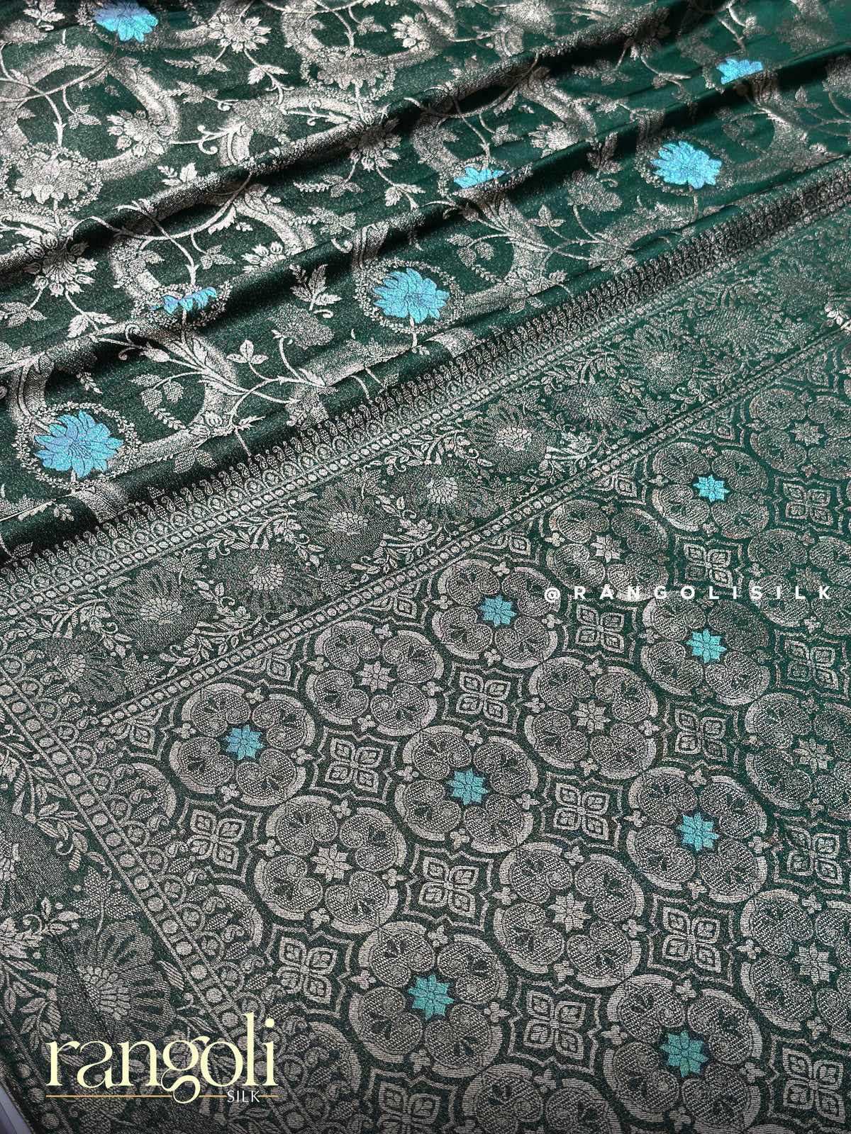 Soft Tissue Silk Saree with Woven Designs - Post 1066