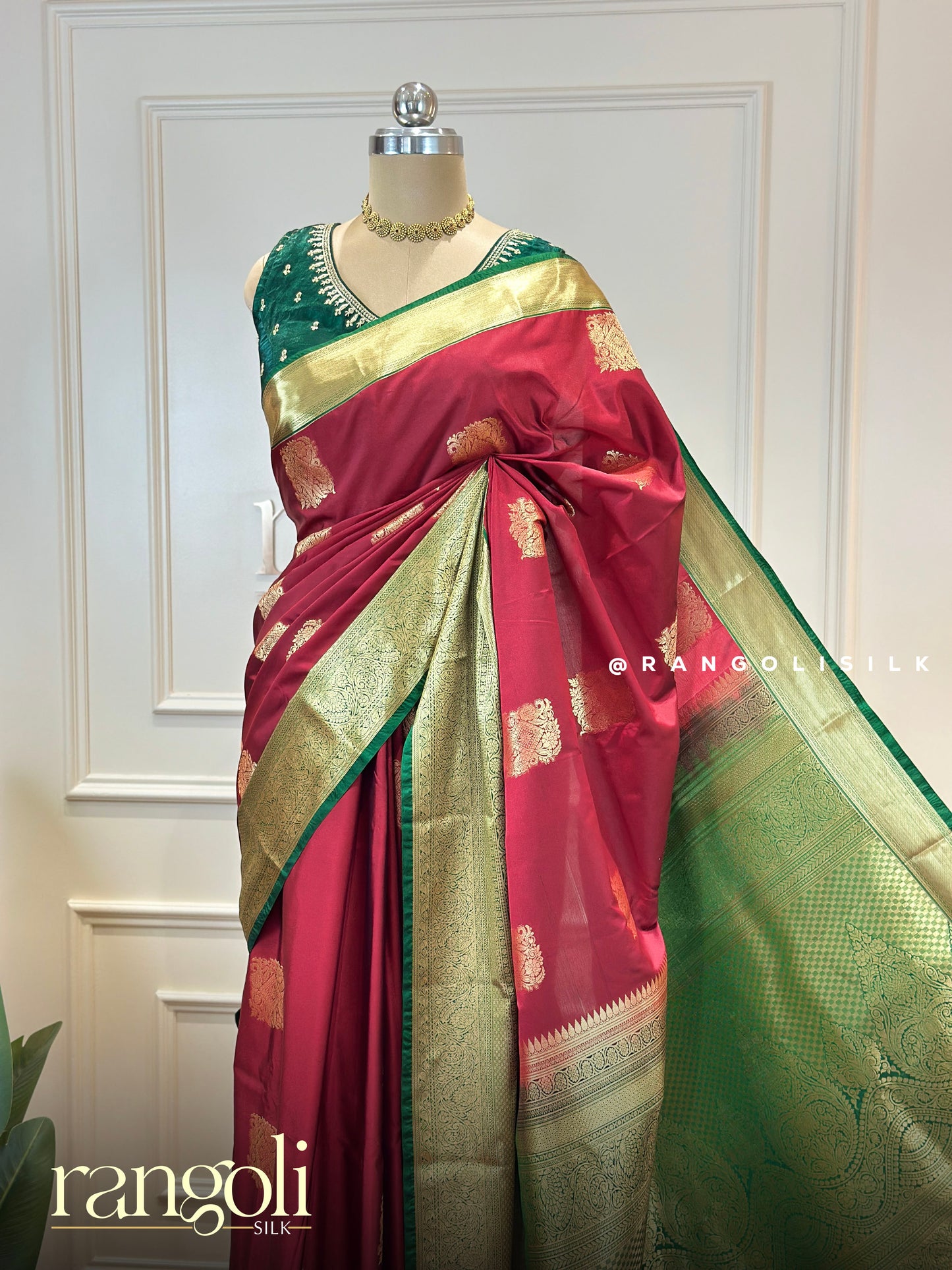 Elegant Semi Kanjivaram Silk Sarees with Zari Detailing - Post 854