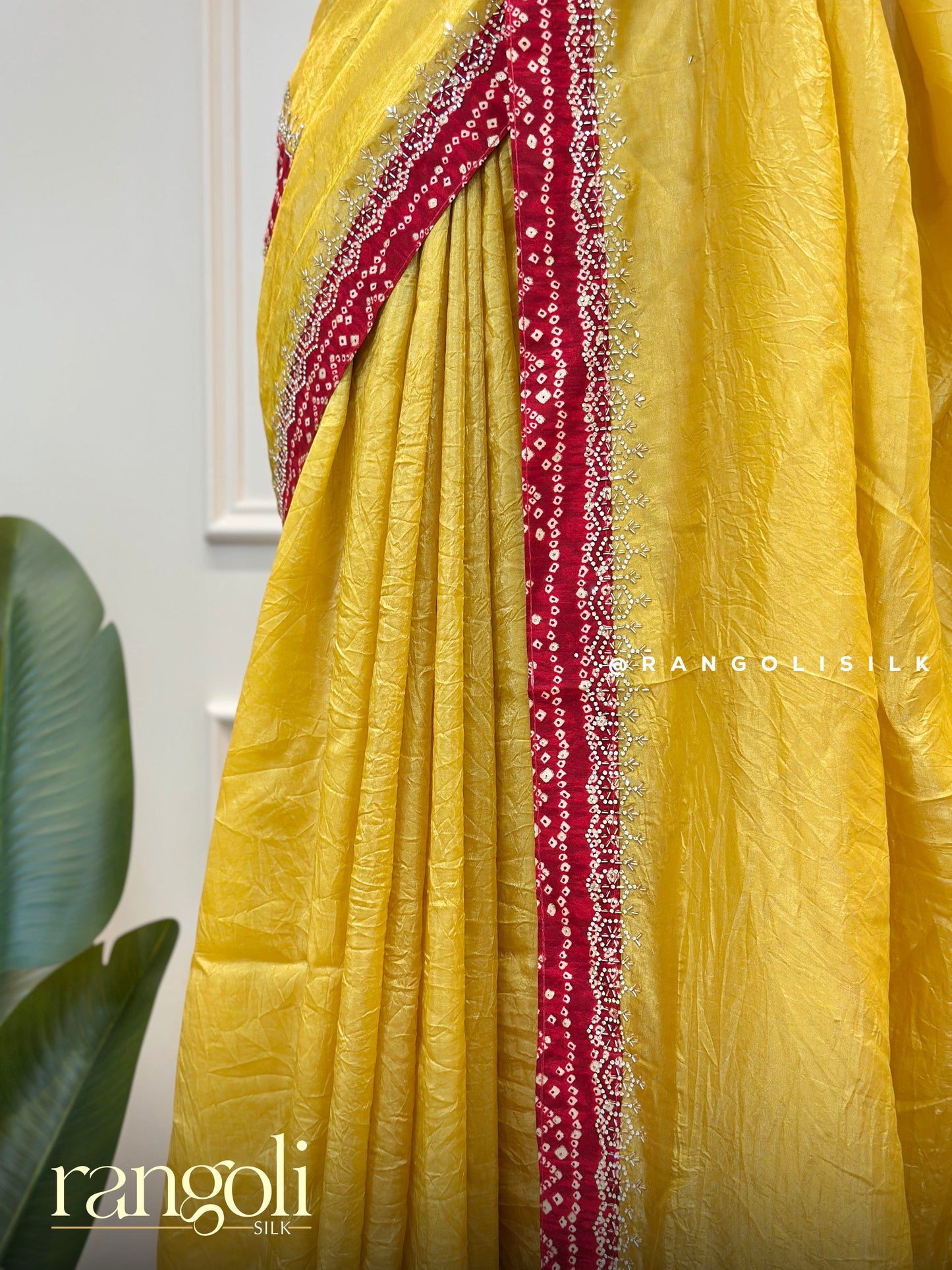 Elegant Designer Bandhani Border Sarees – Post 565