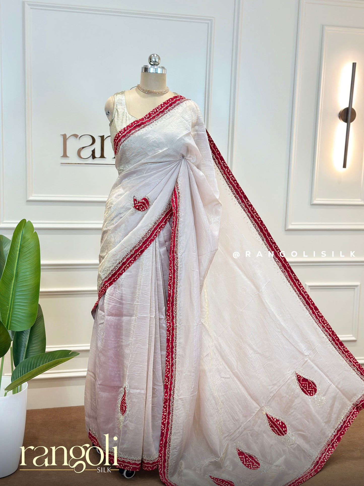 Elegant Designer Bandhani Border Sarees – Post 565