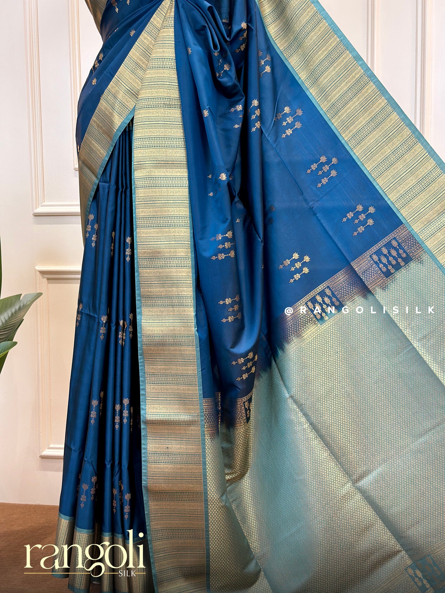 Elegant Soft Silk Sarees with Zari Motifs & Contrast Borders - Post 567