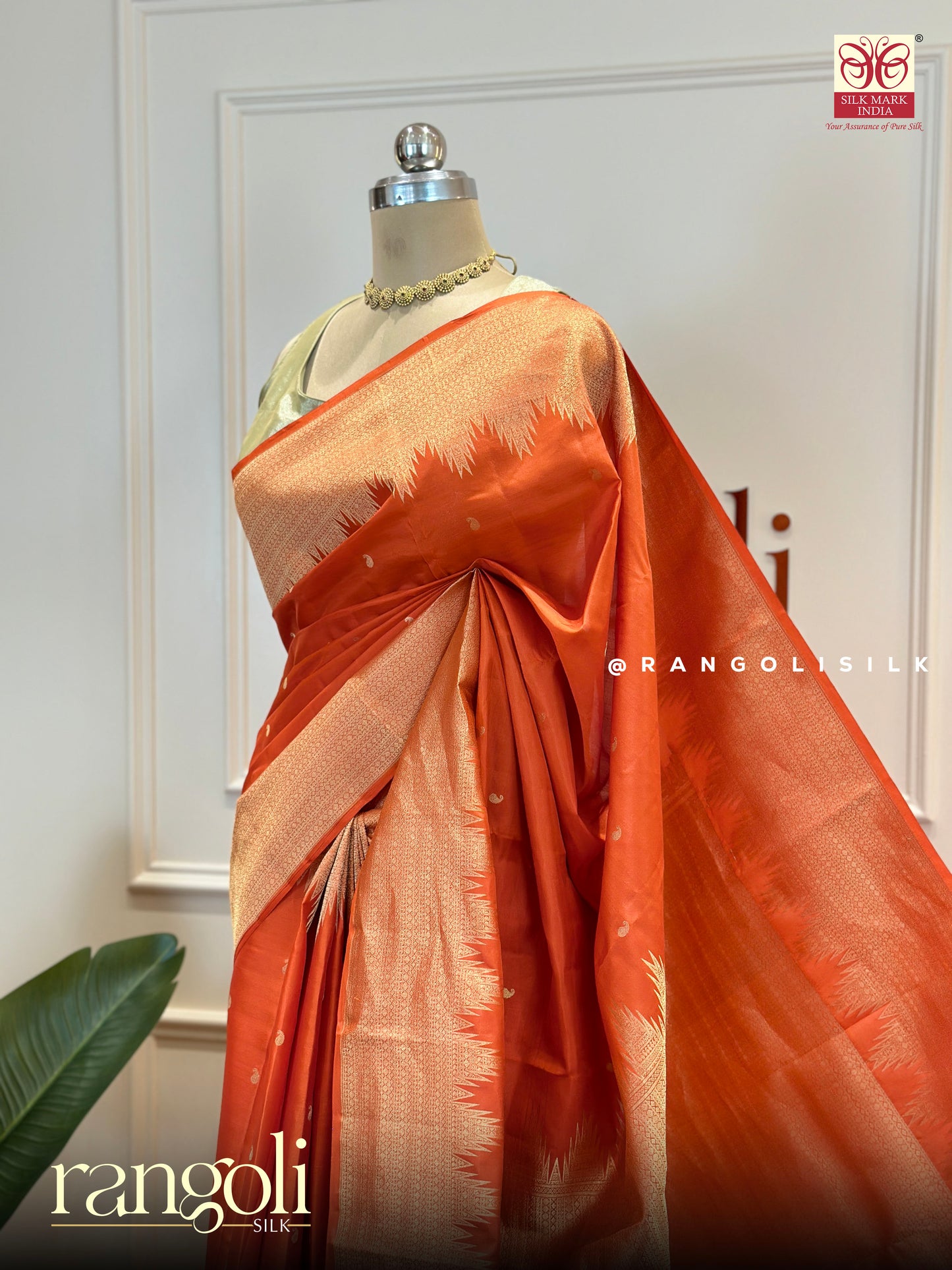 Pure Kanjivaram Silk Saree – Regal Zari Weave in Rich Traditional Hues - Post 569