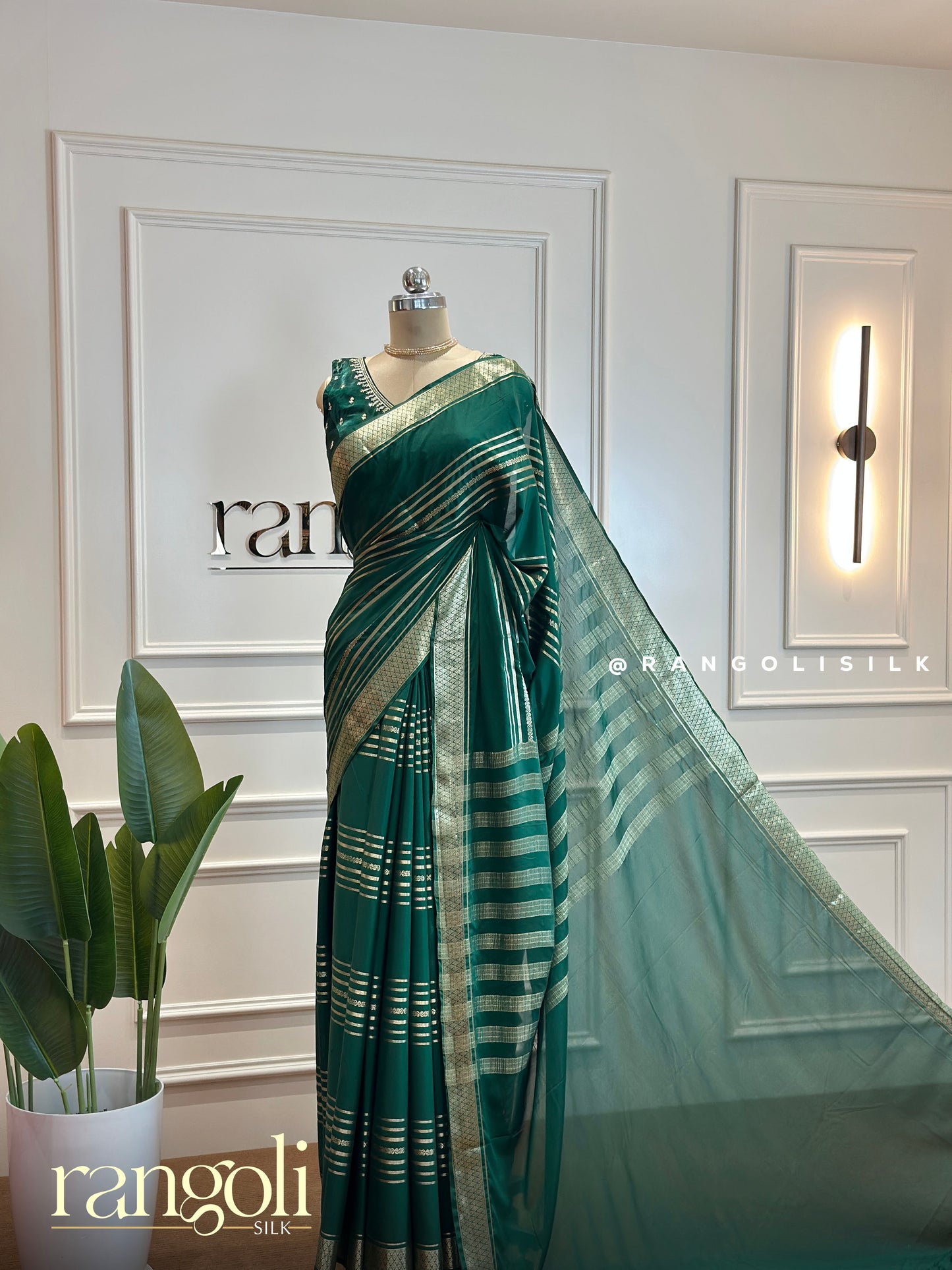 Semi Mysore Silk Saree in Vibrant Colours – Elegant & Lightweight - Post 457