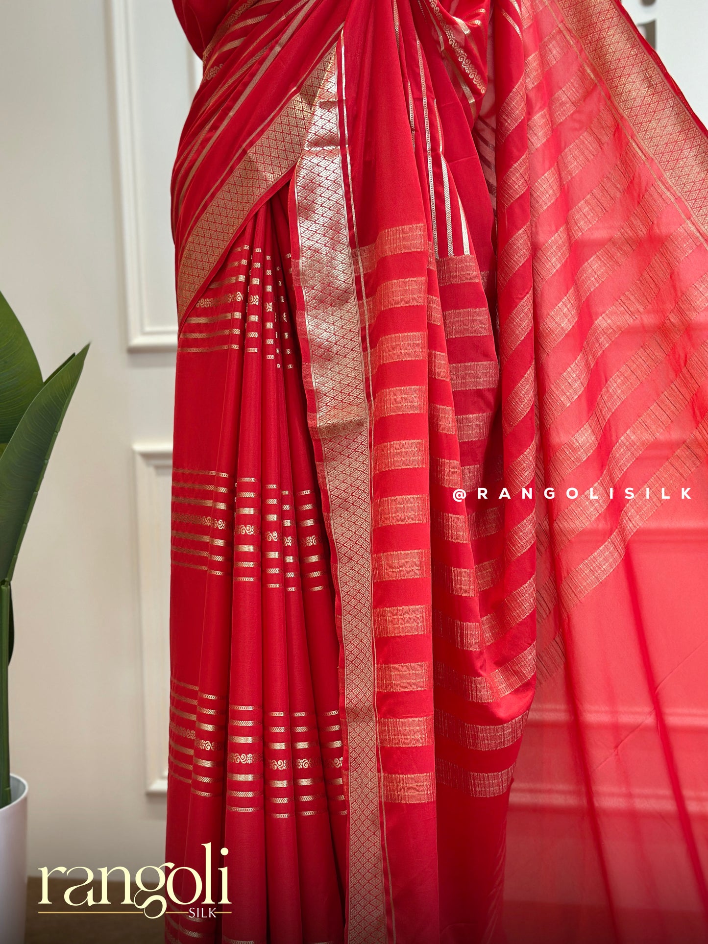 Semi Mysore Silk Saree in Vibrant Colours – Elegant & Lightweight - Post 457