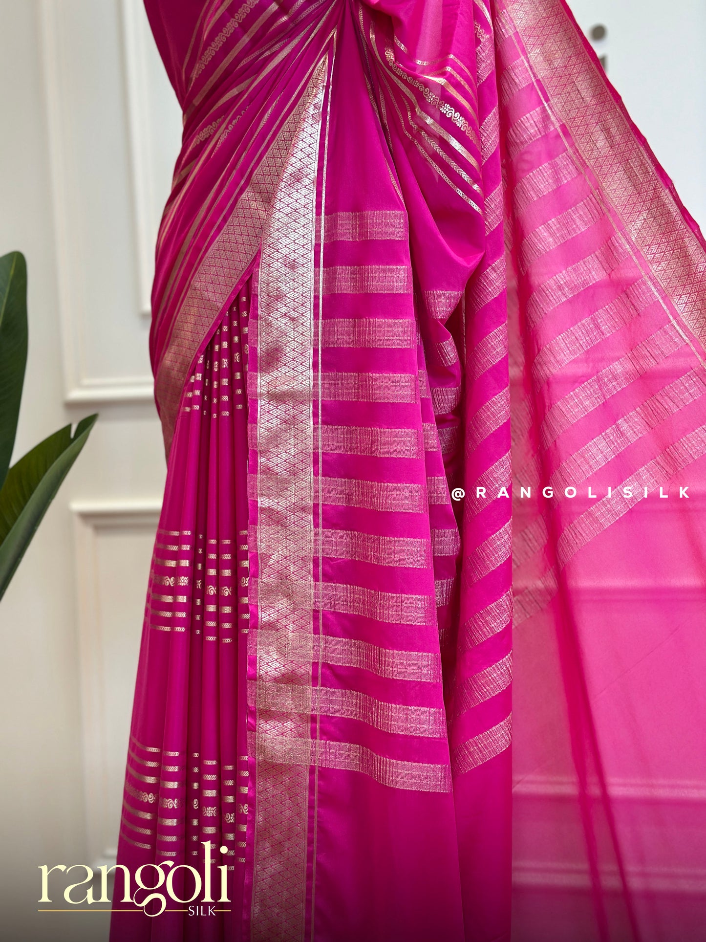Semi Mysore Silk Saree in Vibrant Colours – Elegant & Lightweight - Post 457