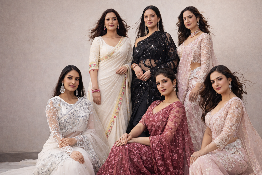 Why Fancy Sarees & Partywear Sarees Are a Stylish Choice for Every Woman