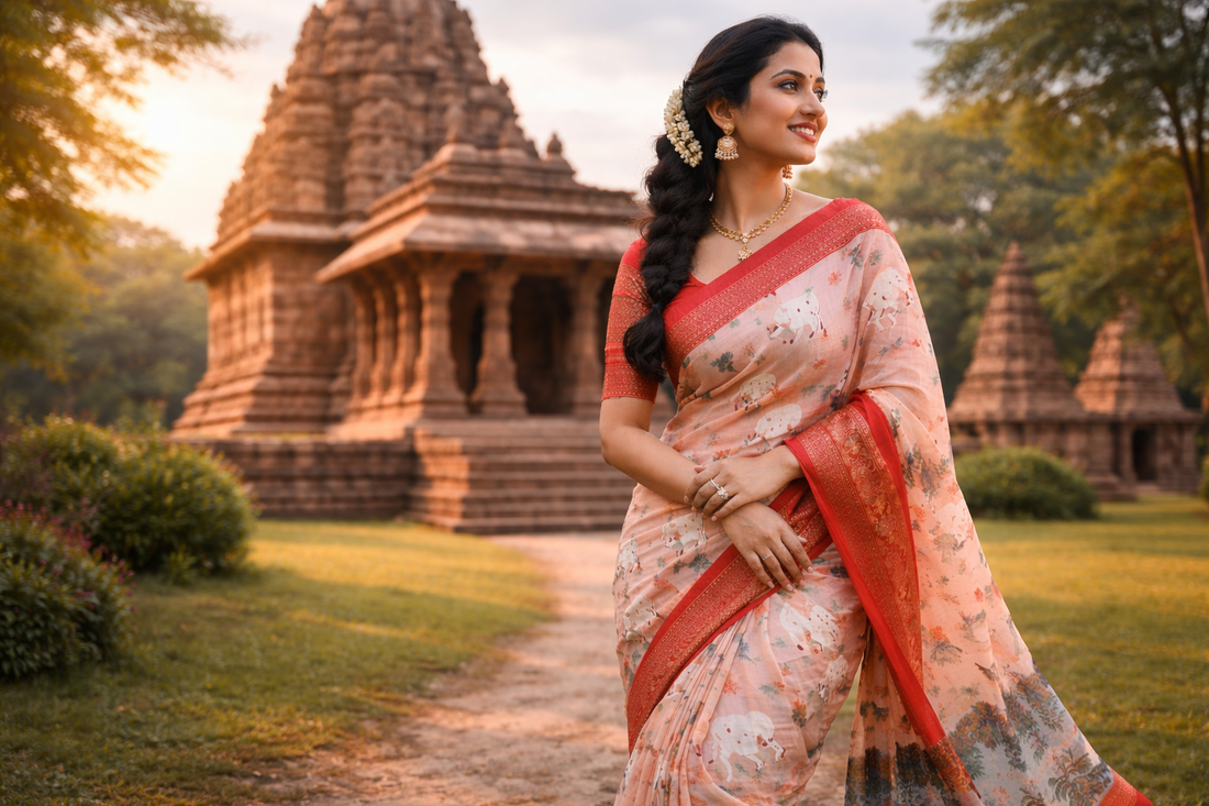 Everything About Kalamkari Print Sarees