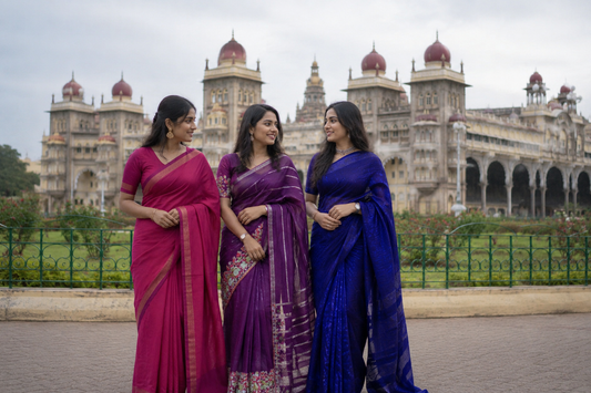 Why Semi Mysore Crepe Silk Sarees Are Becoming More Popular