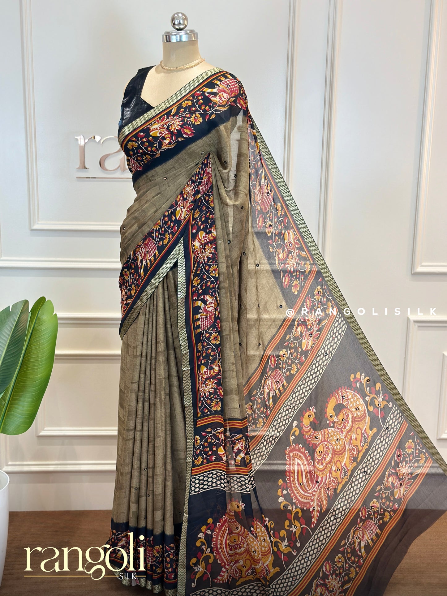 Daily Comfort Synthetic Saree with Classic Borders - Post 619