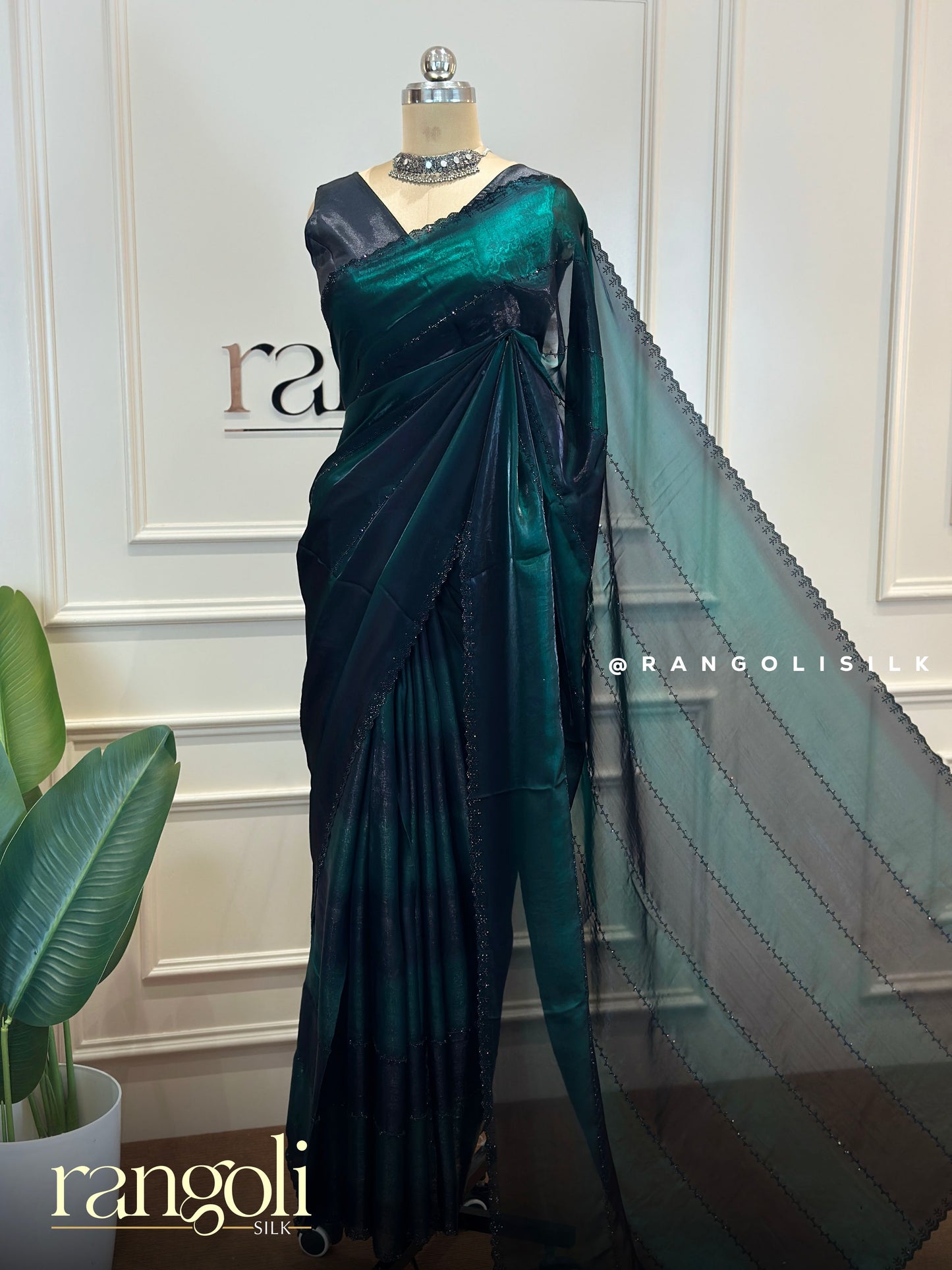 Premium Designer Sarees with Sculpted Pleats and Luxury Finish - Post 751