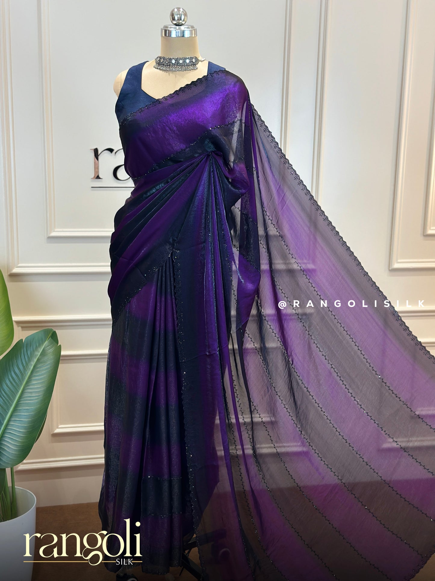 Premium Designer Sarees with Sculpted Pleats and Luxury Finish - Post 751